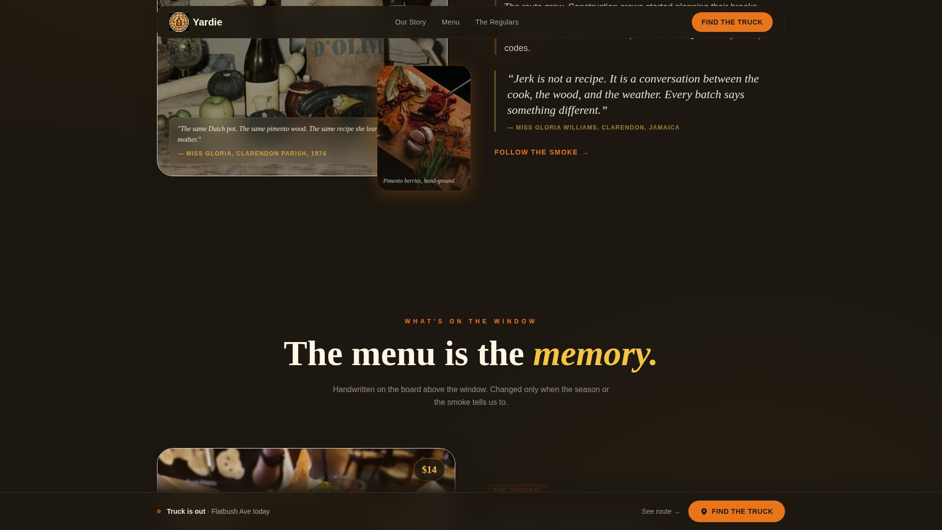 Yardie - Soulful Jamaican Landing Page Template