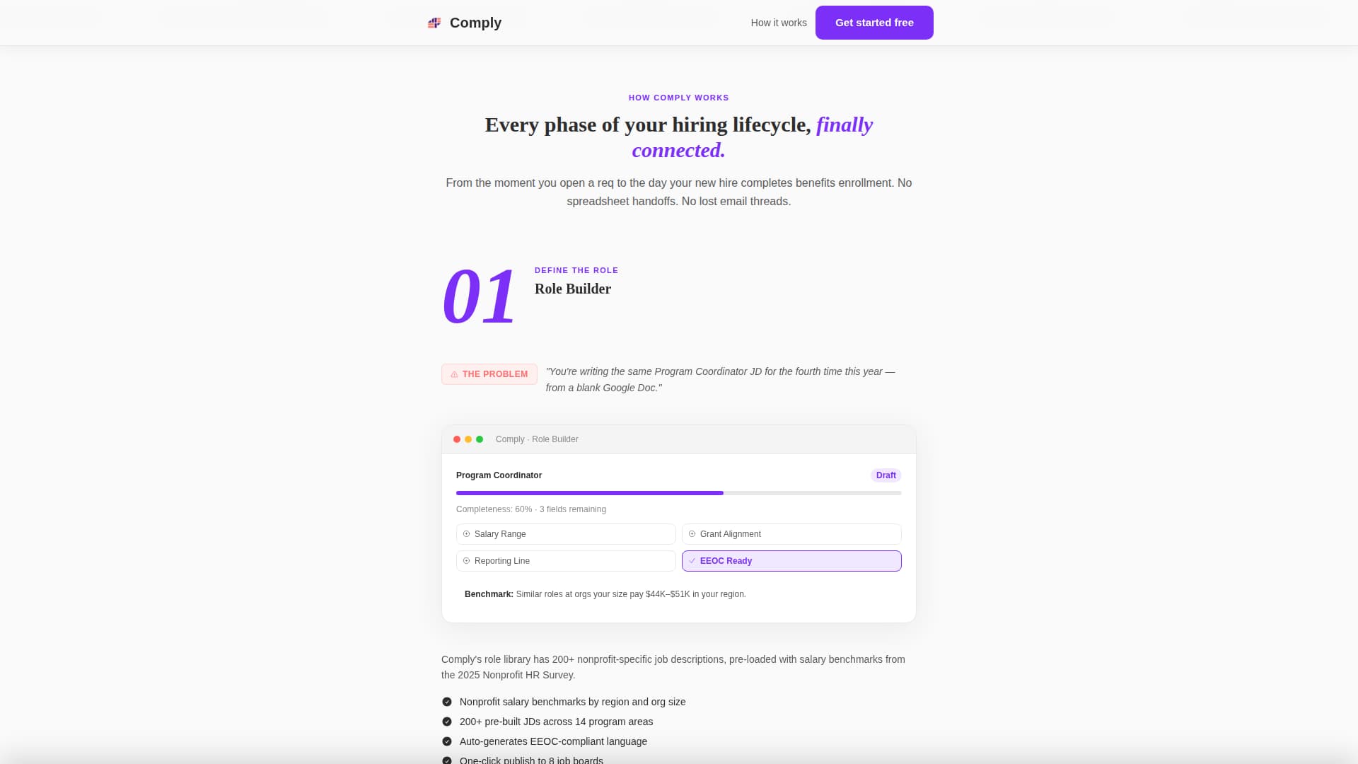 Comply - Streamlined Nonprofit Landing Page Template