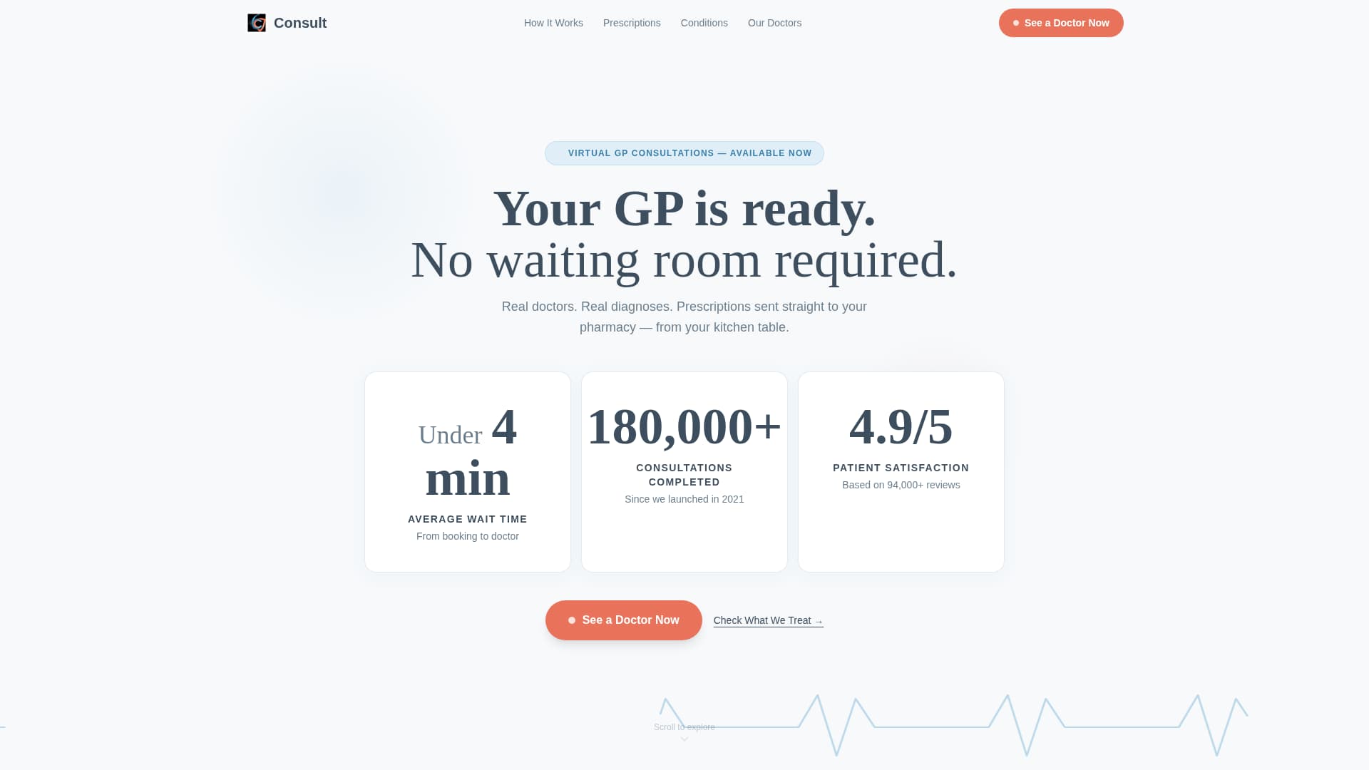 General Practitioner Professional Website Template