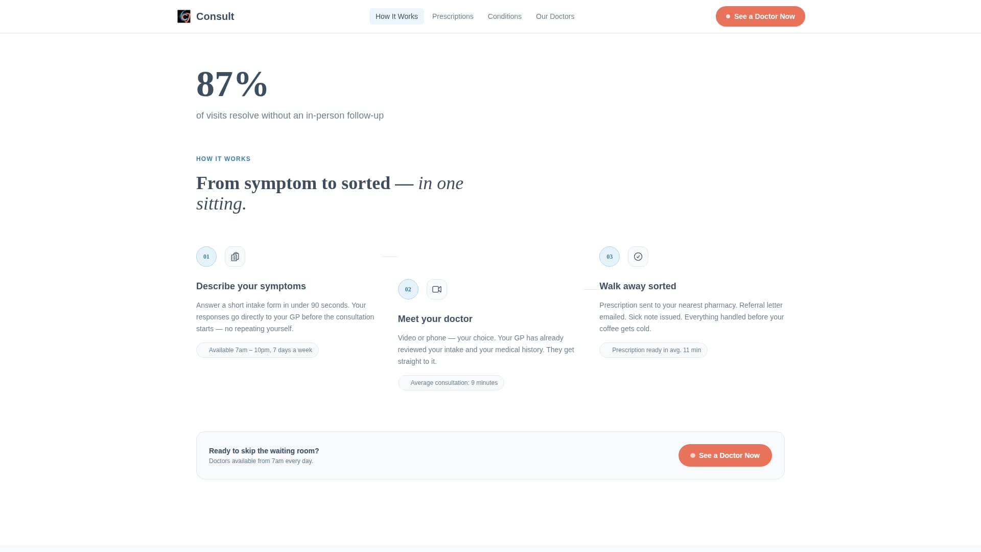 General Practitioner Professional Website Template