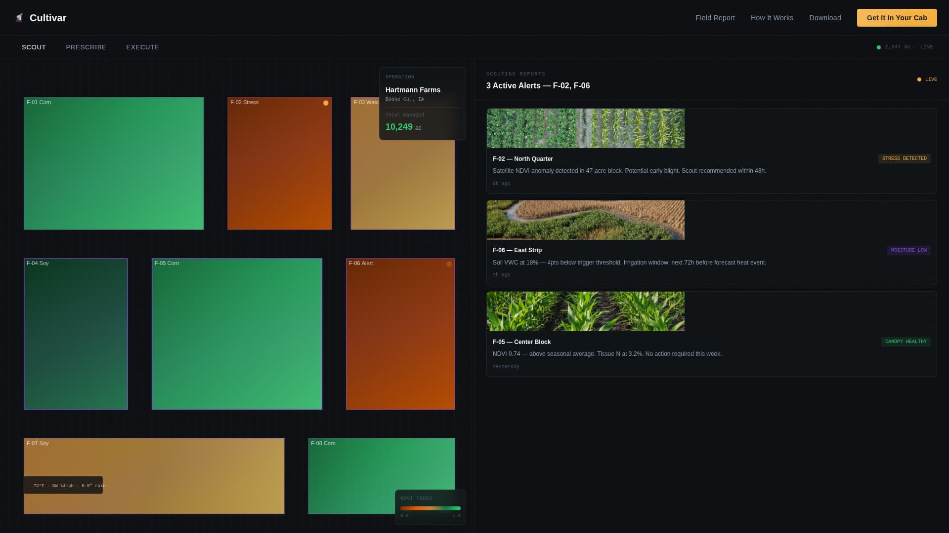 Agriculture Vertical SaaS Professional Website Template