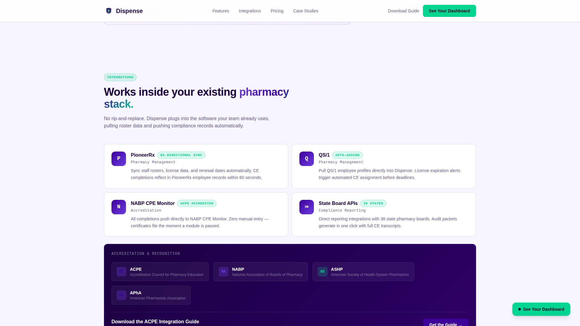 Dispense - Powerful Pharmacy Landing Page Template