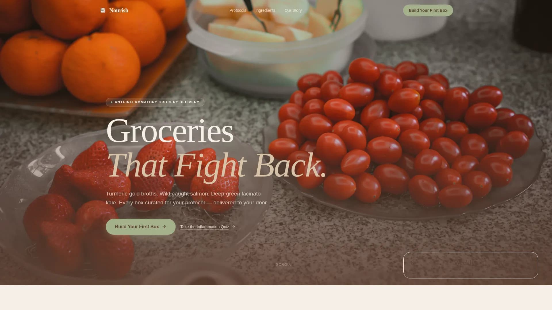 Harvest — Wholefood Grocery Delivery Landing Page Template