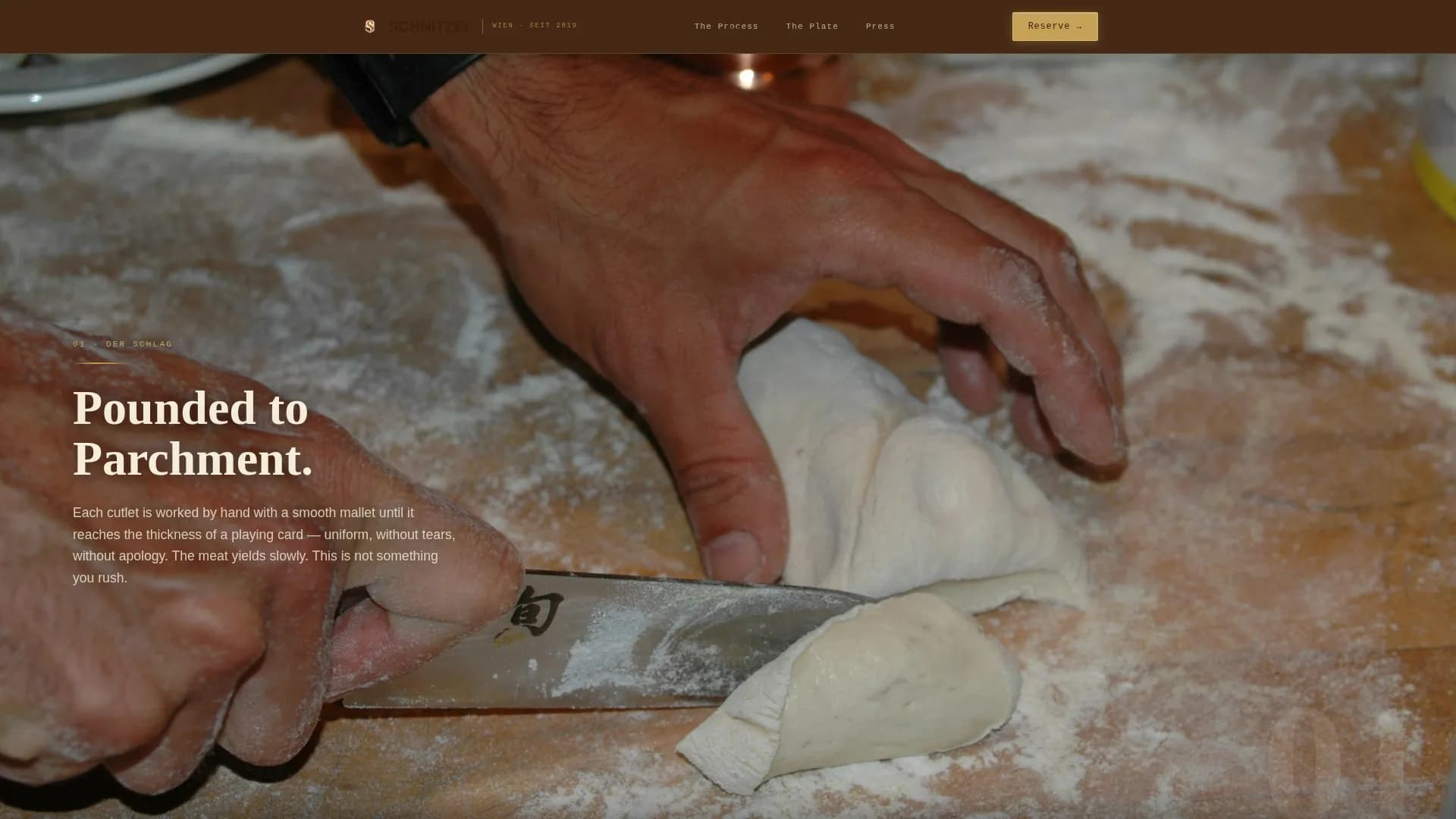 Schnitzel — Authentic Austrian Restaurant Landing Page Template