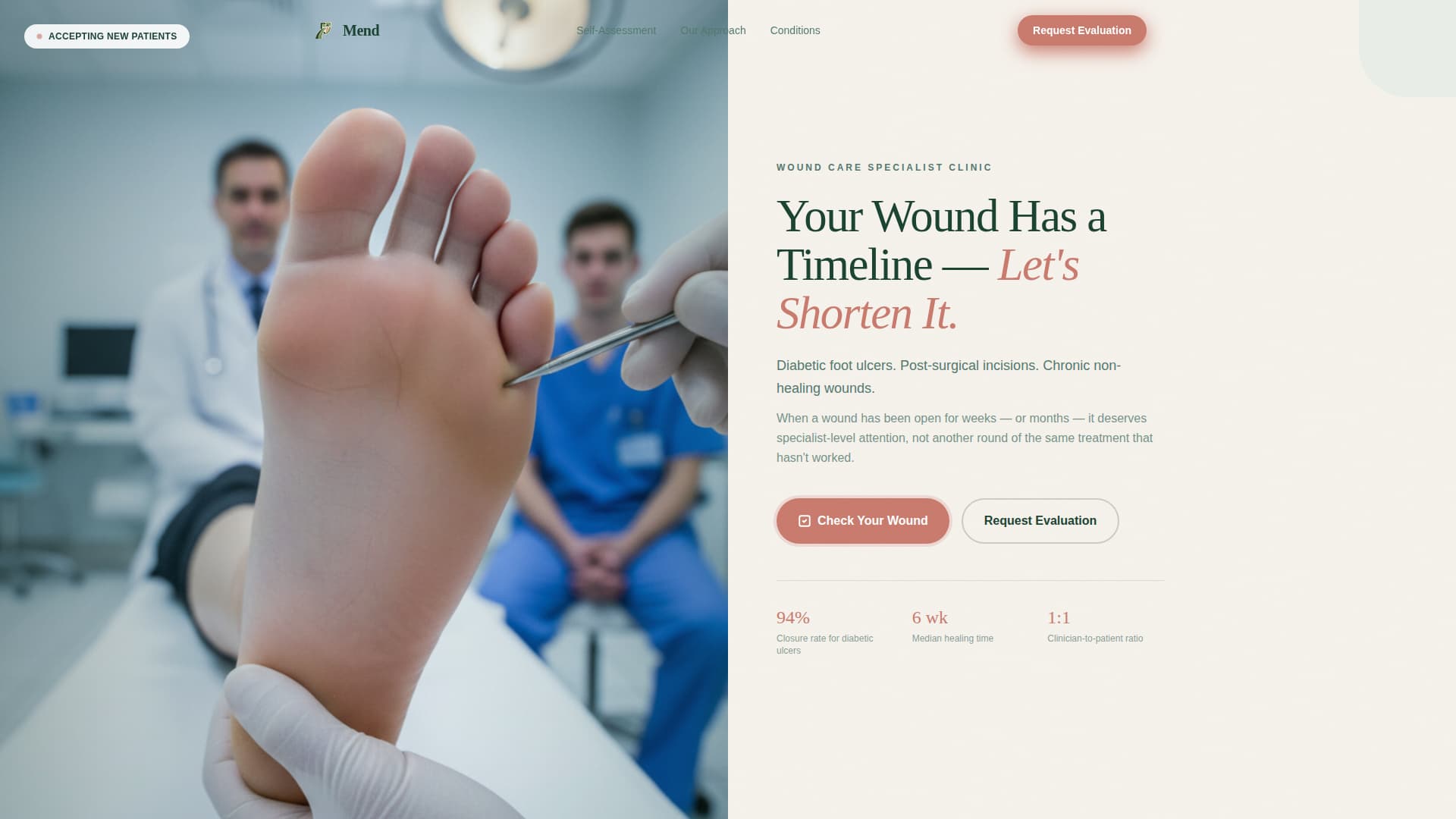 Podiatry & Foot Care Booking Website Template