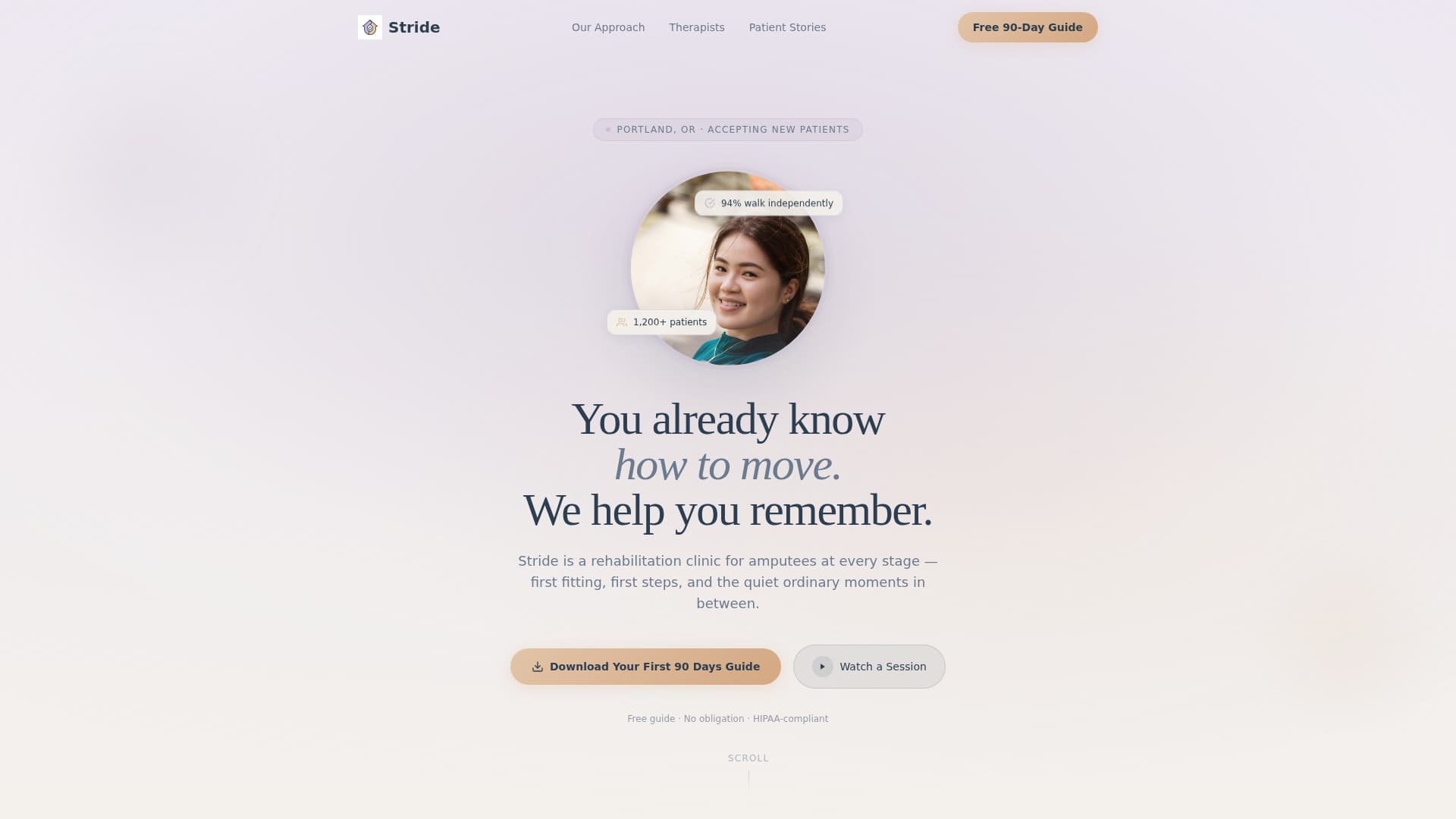 Rehabilitation & Therapy Professional Website Template