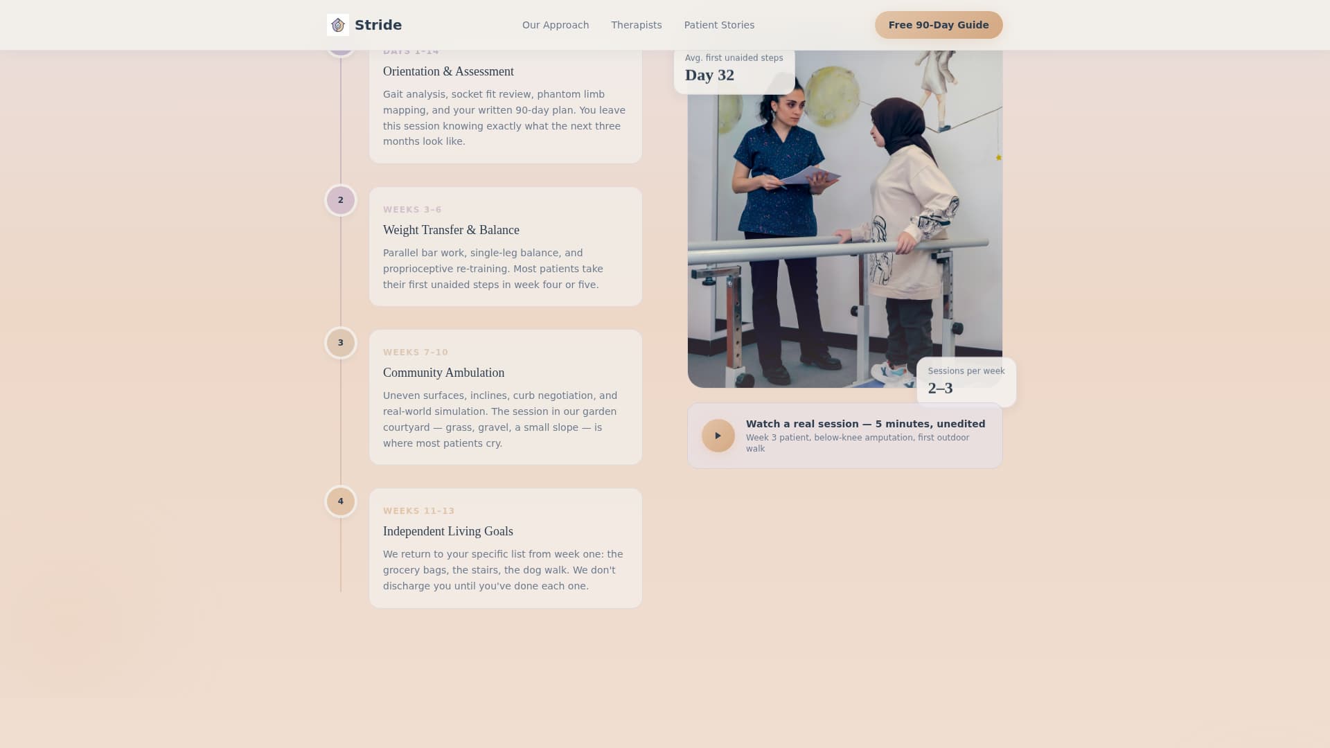 Rehabilitation & Therapy Professional Website Template