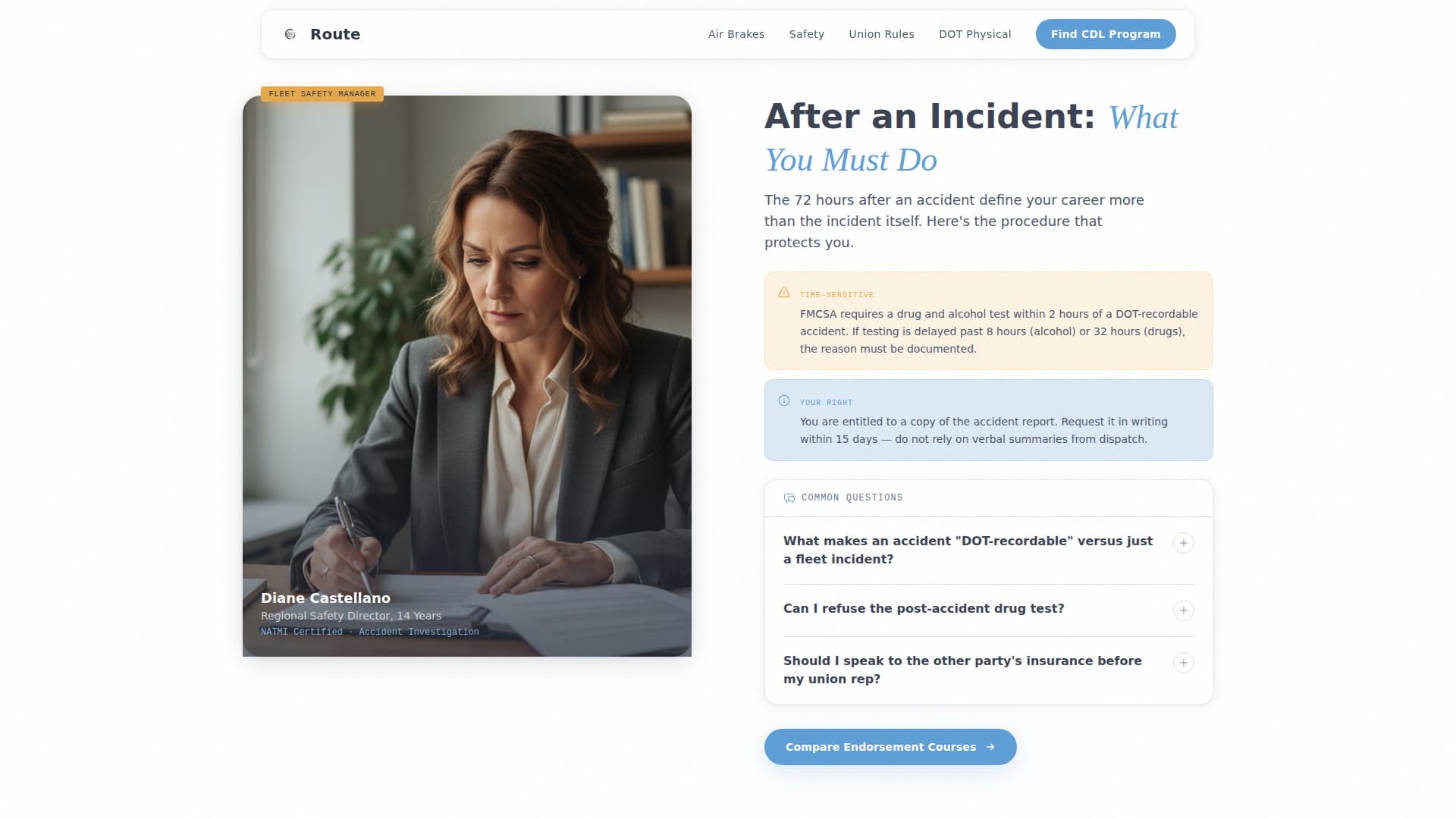 Bus Driver Careers Website Template