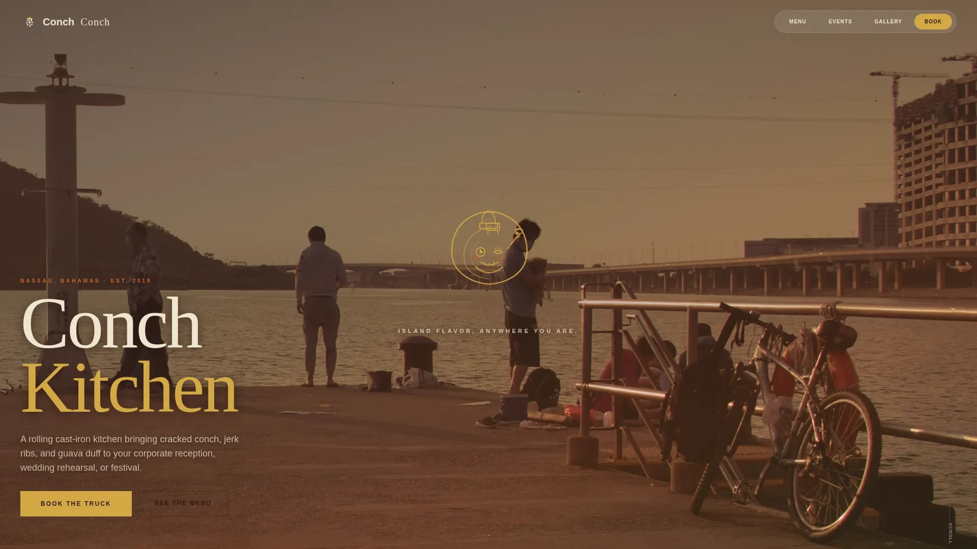 Drift — Island Food Truck Landing Page Template