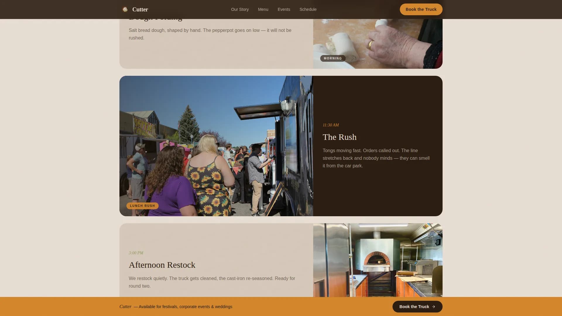 Savor — Artisan Caribbean Truck Landing Page Template
