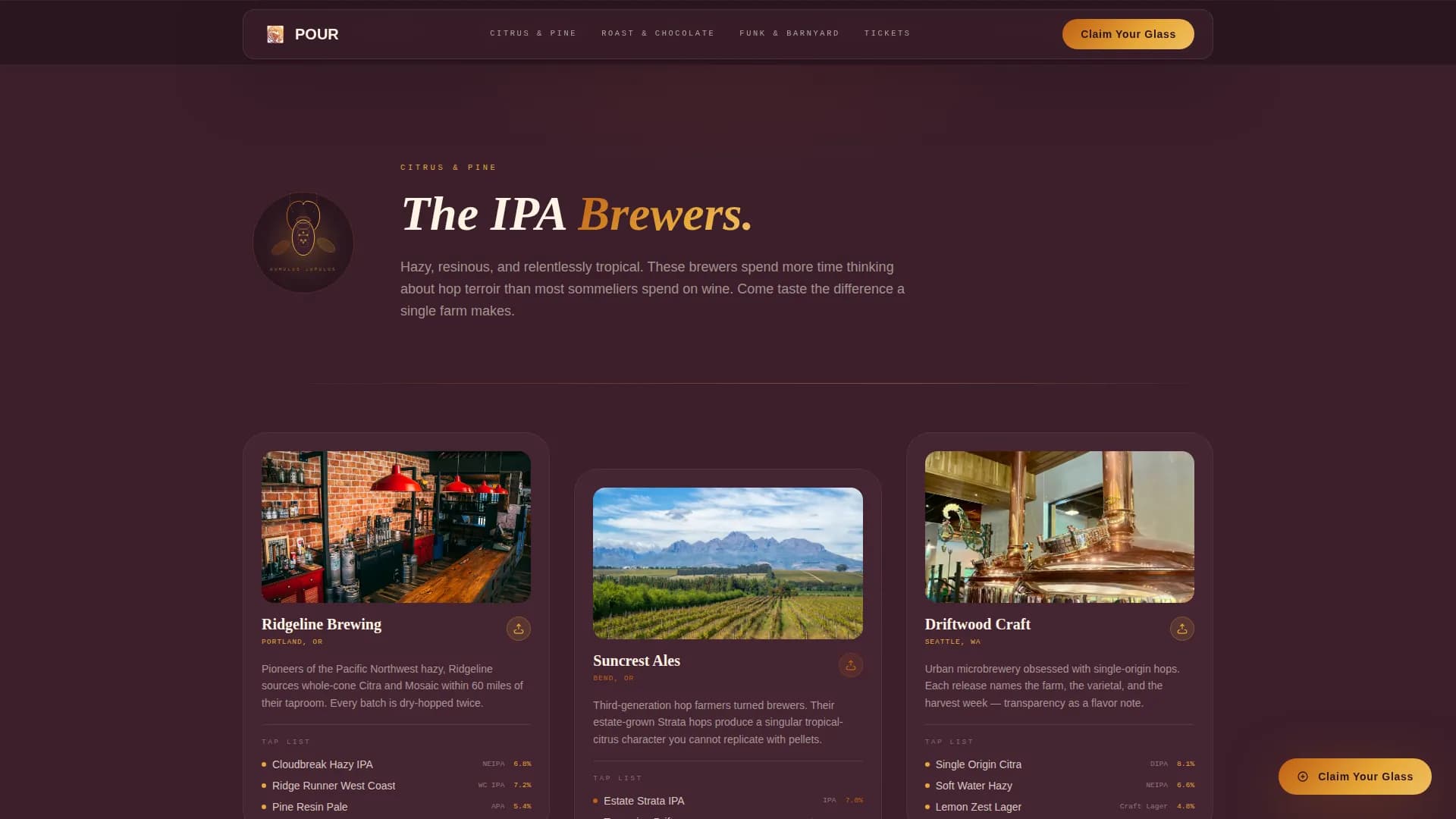 Fest — Dynamic Brewery Event Landing Page Template