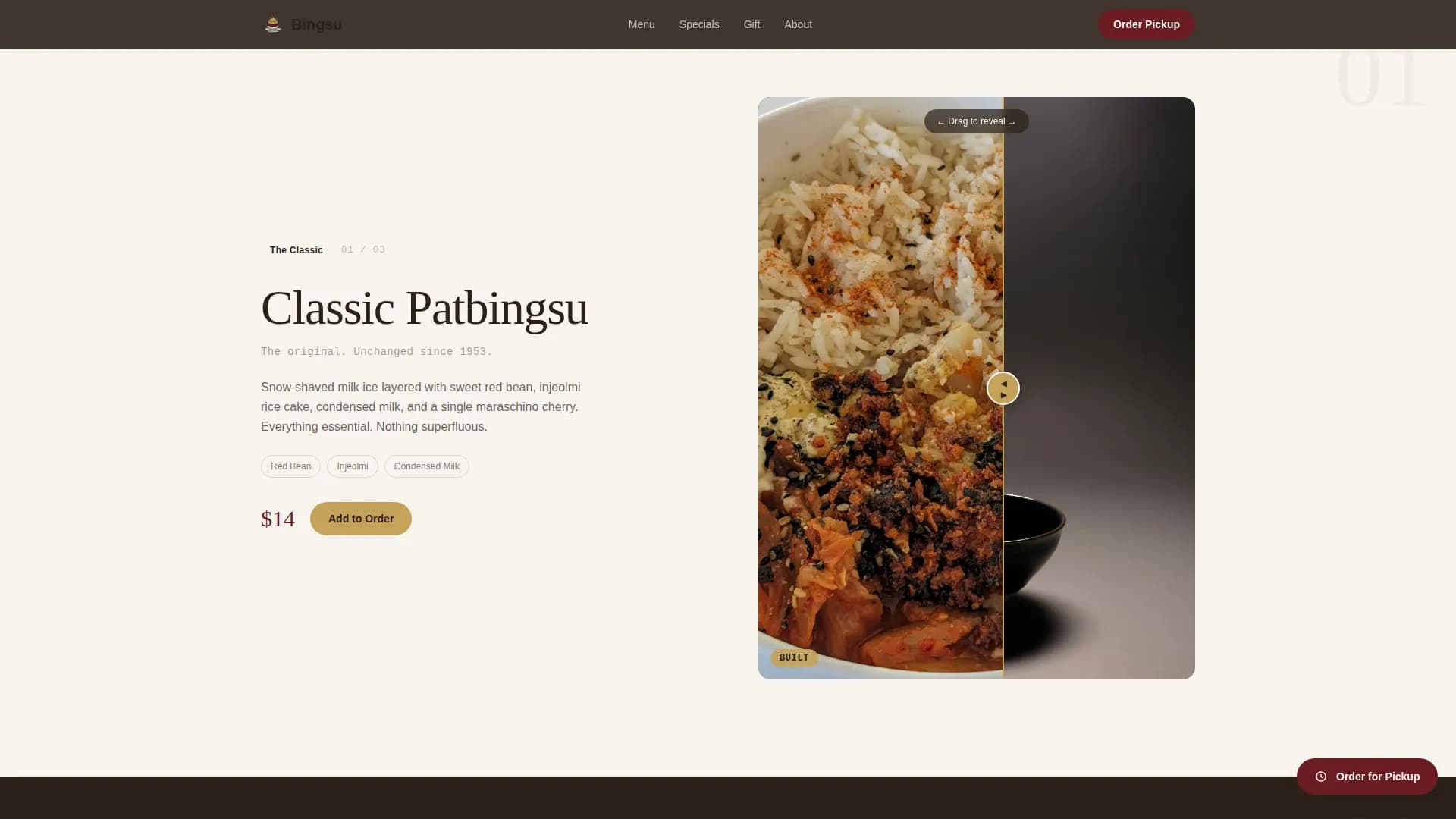 Chill — Premium Dessert Café Landing Page Template