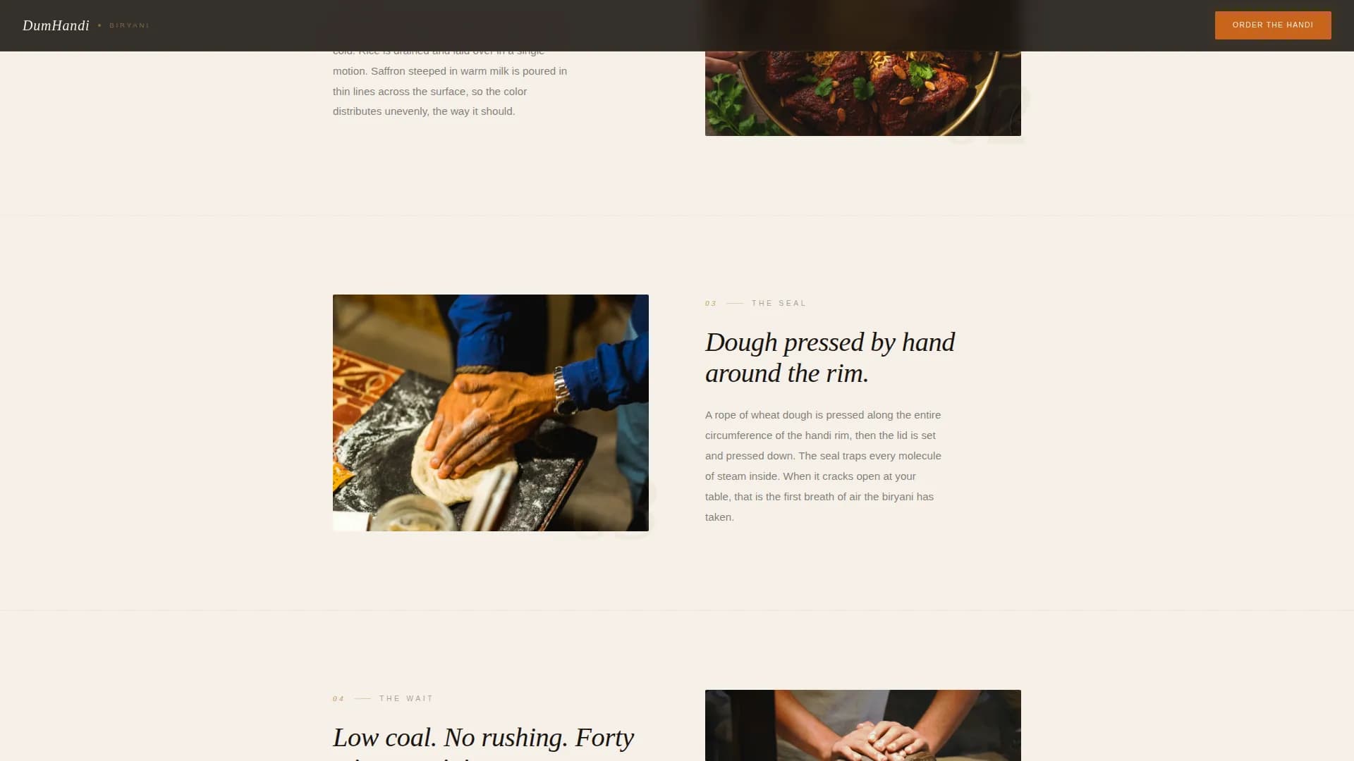 Simmer — Slow Cooked Cuisine Landing Page Template