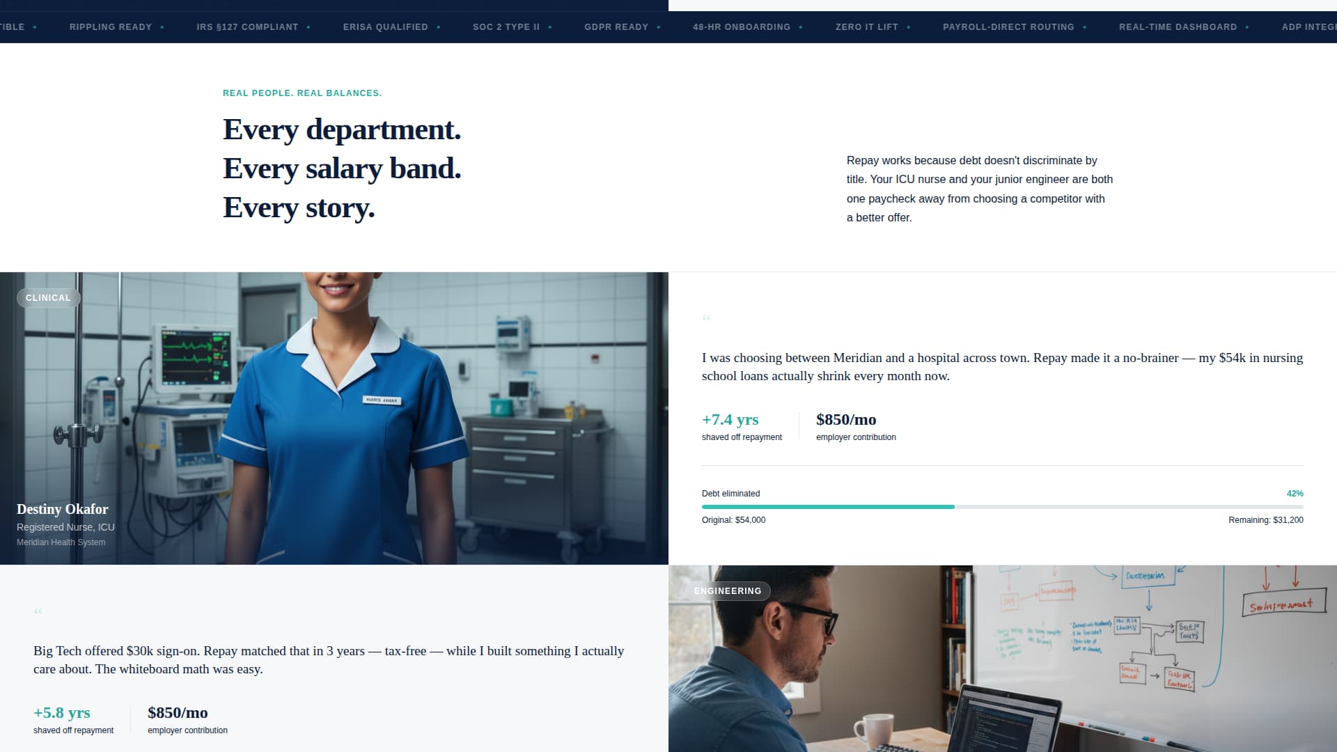 Repay - Powerful Studentloanrepayment Landing Page Template