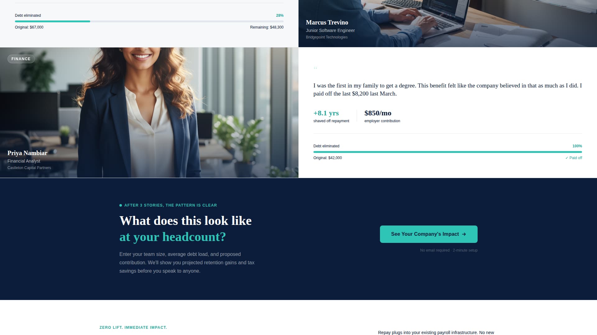 Repay - Powerful Studentloanrepayment Landing Page Template