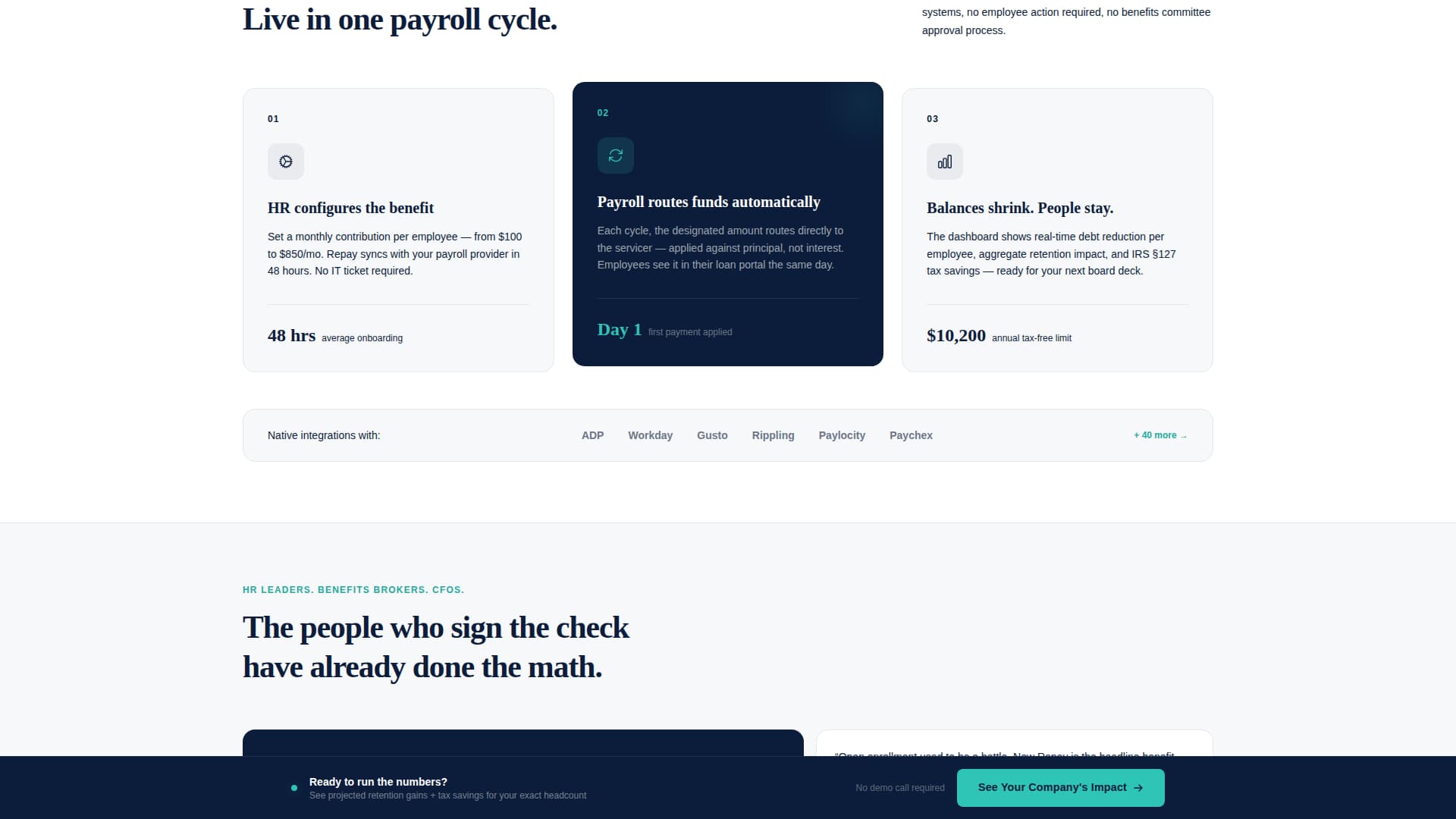 Repay - Powerful Studentloanrepayment Landing Page Template