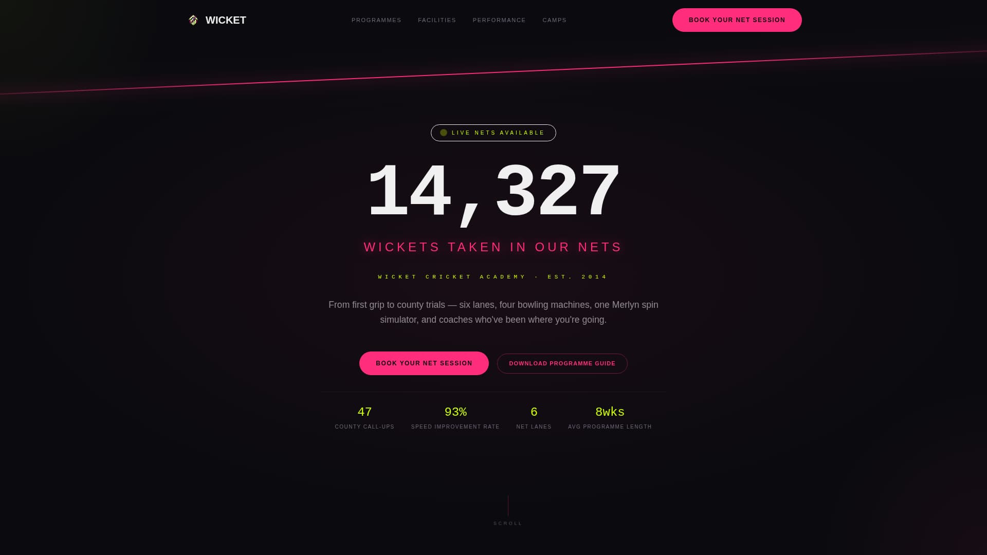 Sports Academy & Coaching Booking Website Template
