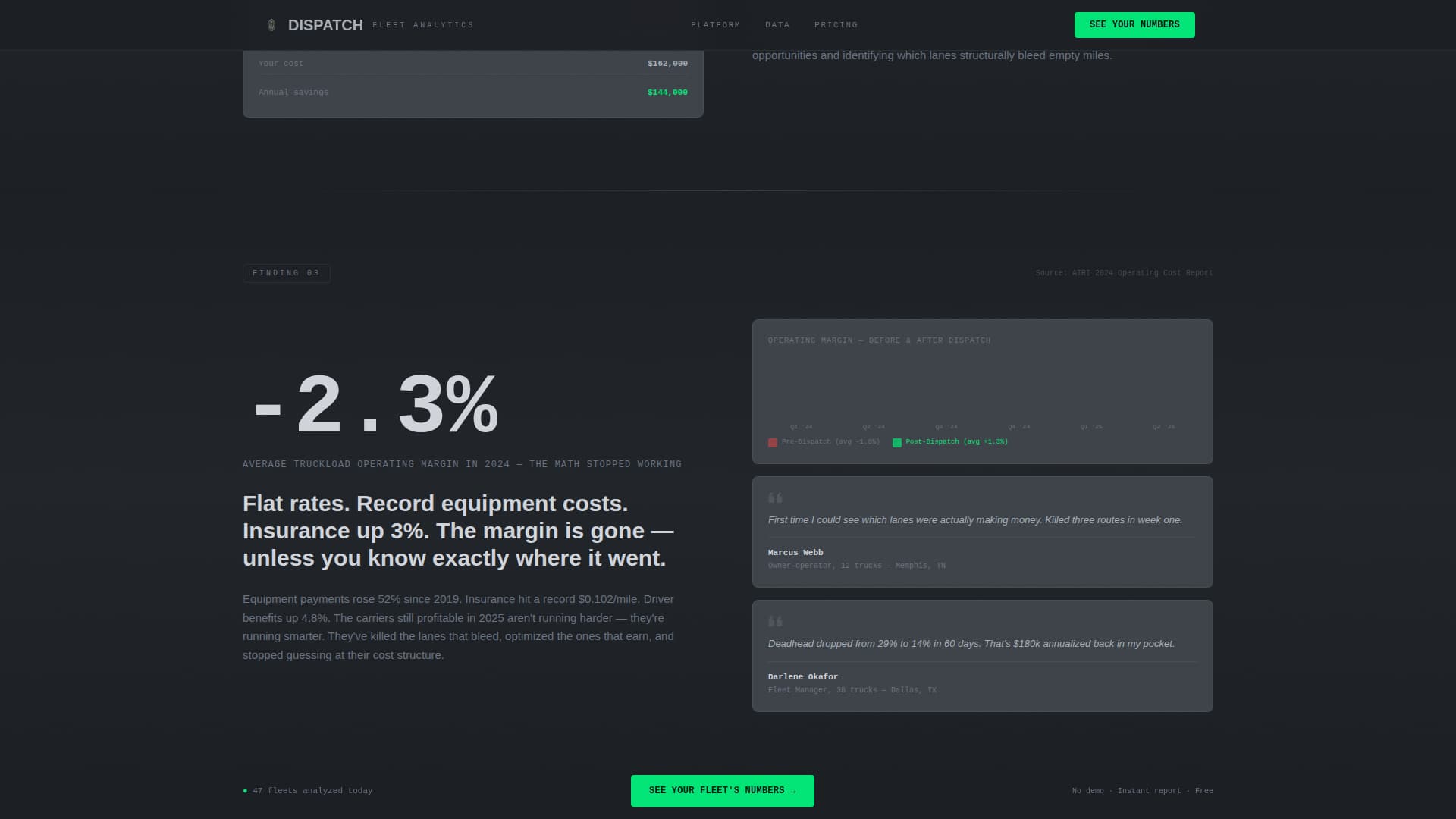 Trucking Vertical SaaS Professional Website Template