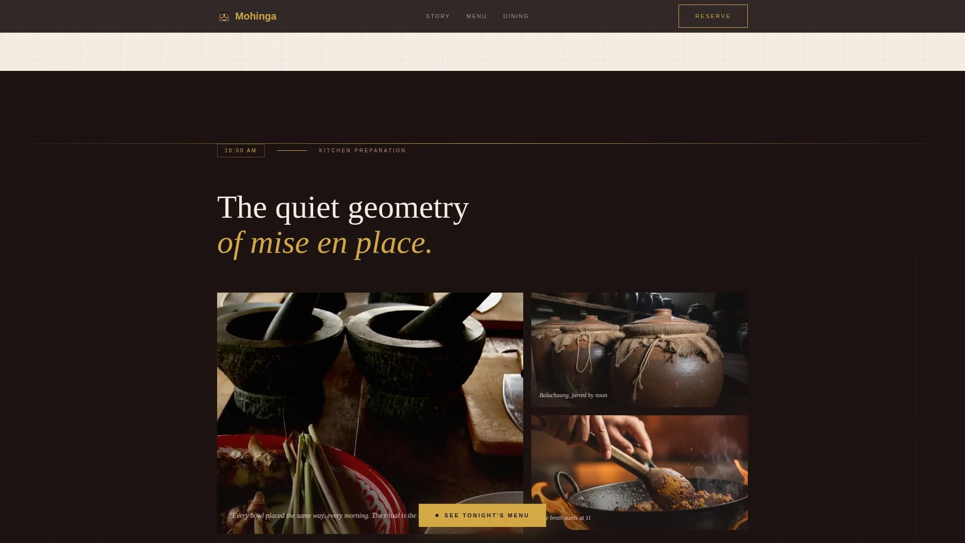 Regional & Ethnic Restaurant Professional Website Template