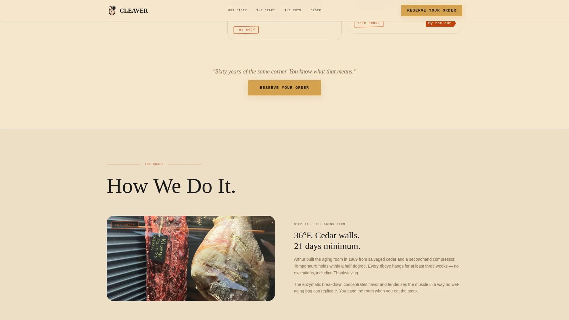 Meat & Seafood Professional Website Template