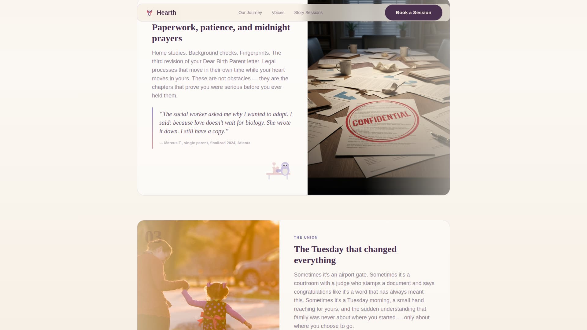 Parenting & Family Blog Booking Website Template