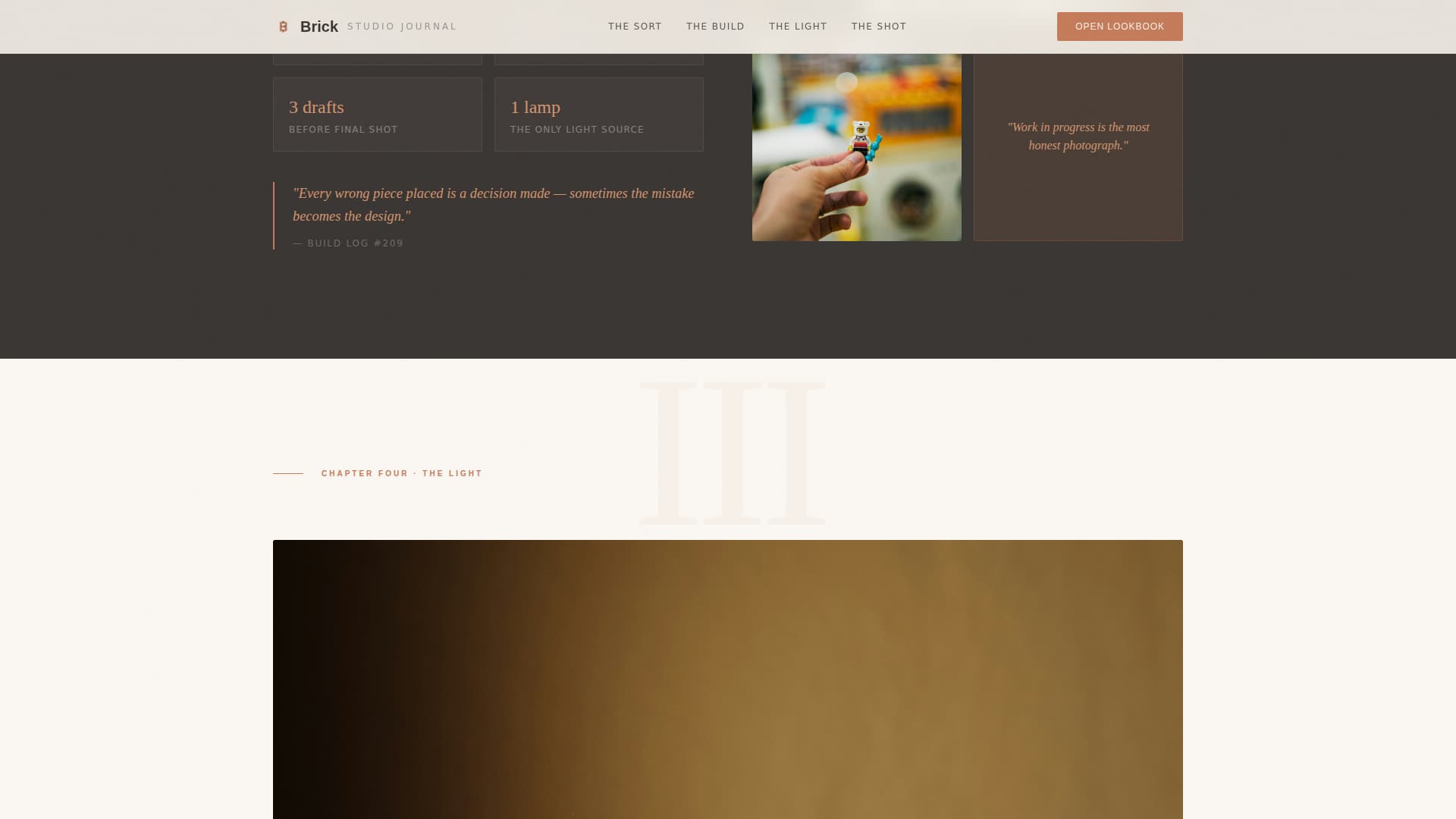 Brick - Inspiring Builder Landing Page Template