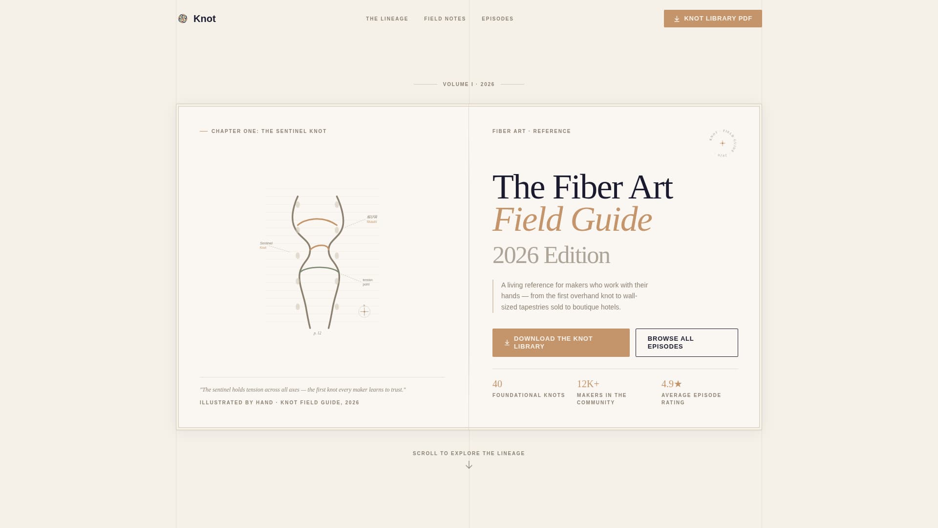 Macramé & Fiber Art Content Booking Website Template
