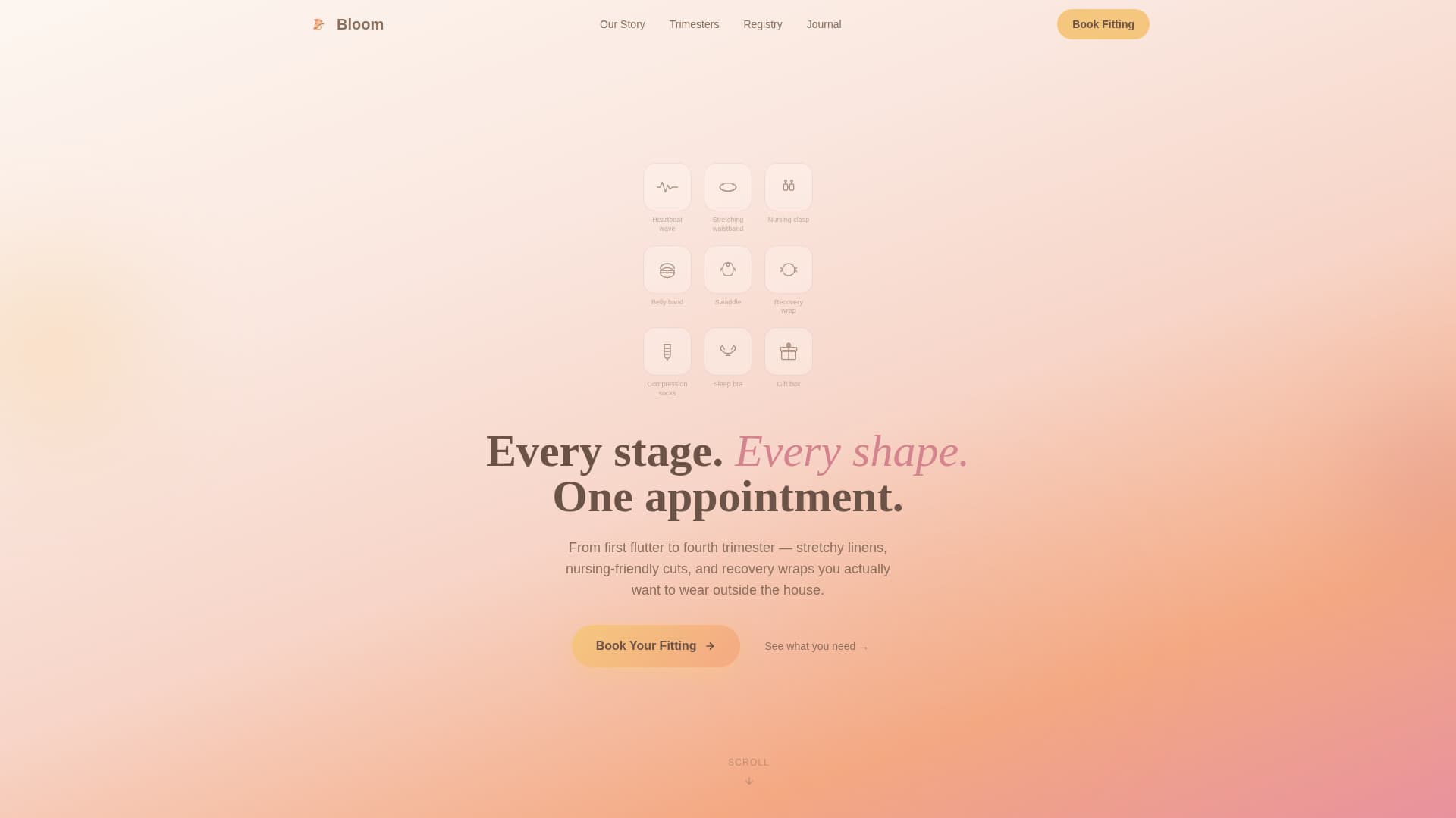 Maternity & Baby Care Booking Website Template
