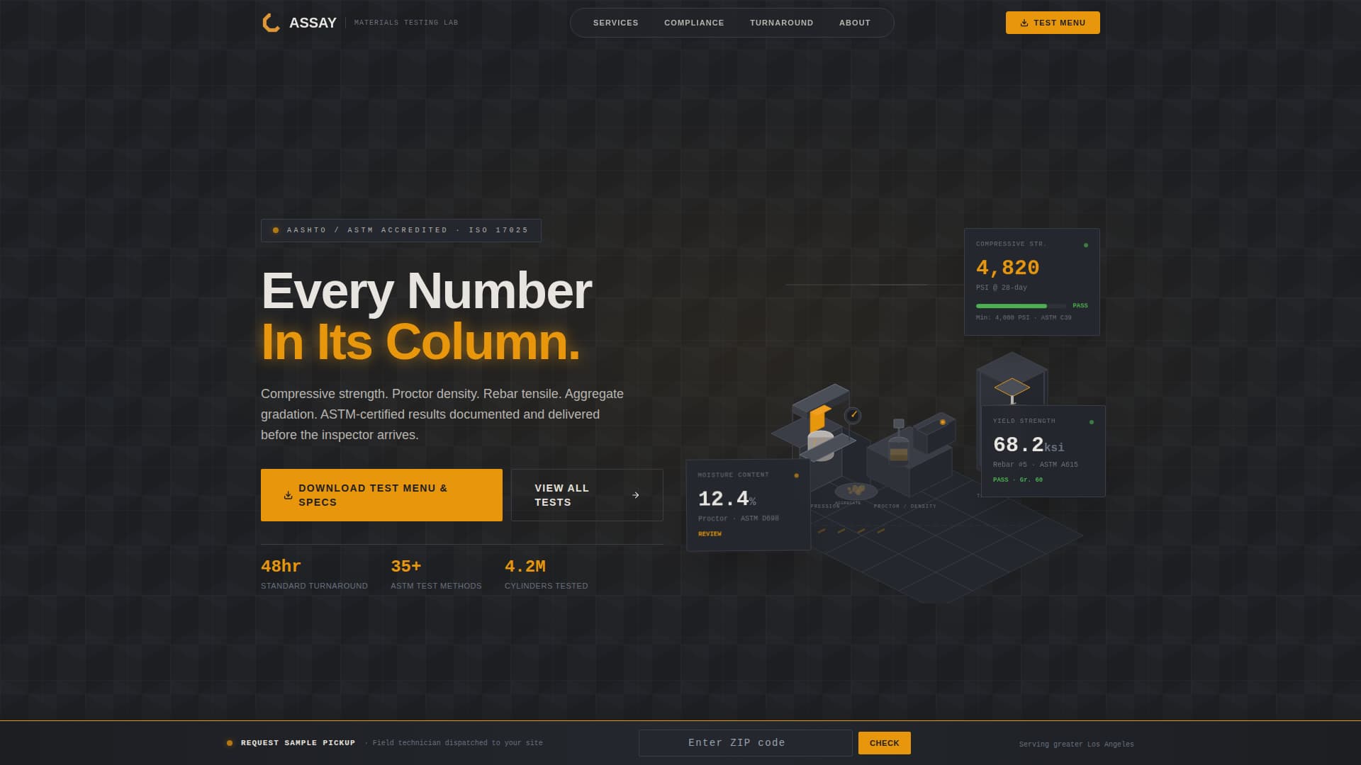 Assay - Precision Construction Landing Page Template