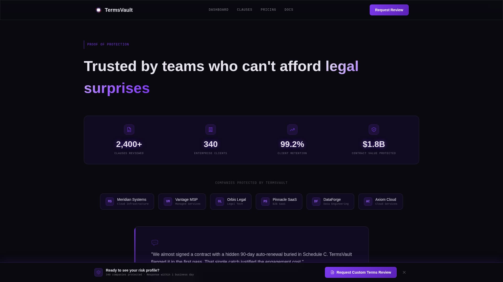 IT Services Company Privacy Policy Website Template