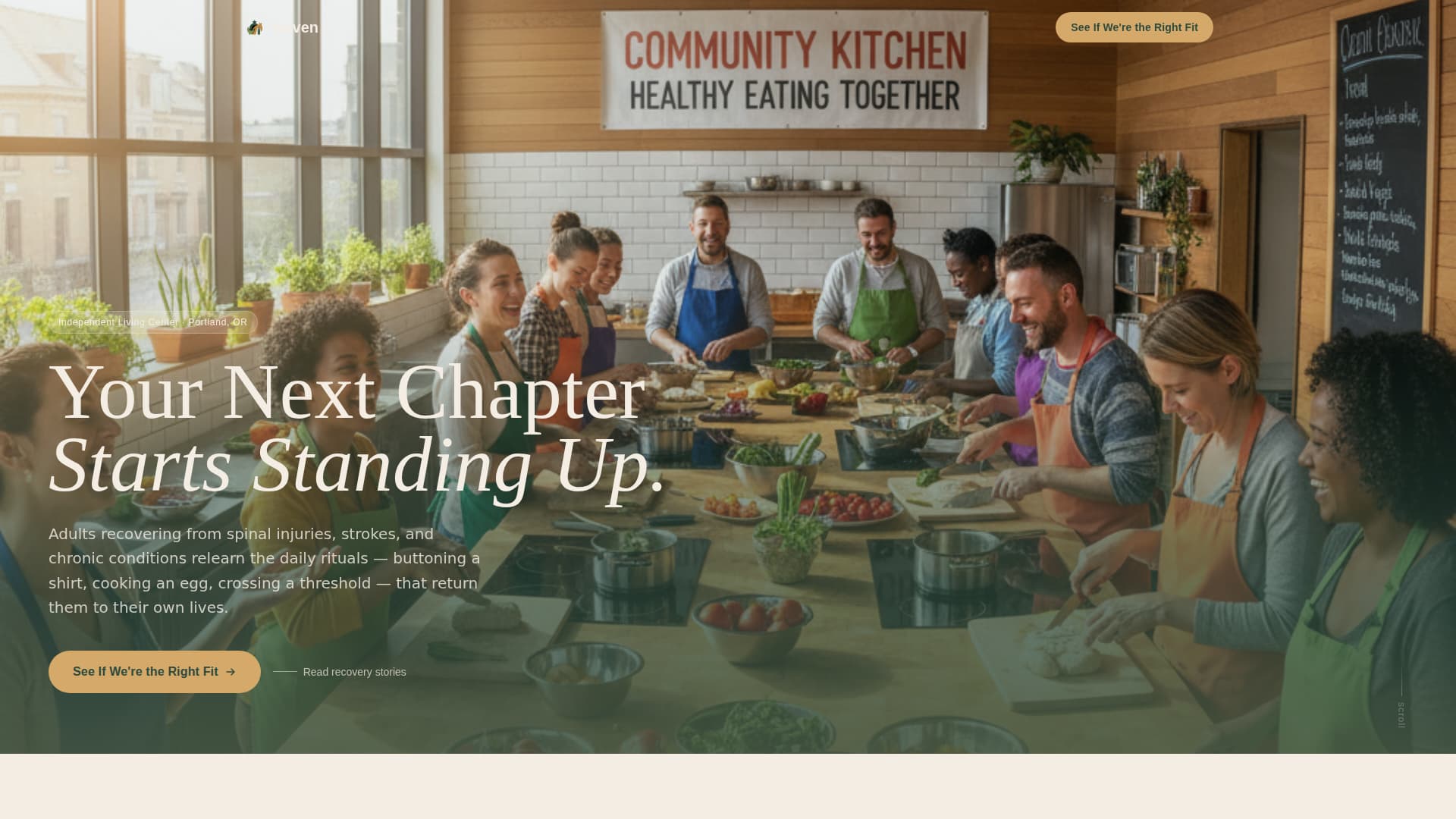 Haven - Trusted Independentliving Landing Page Template