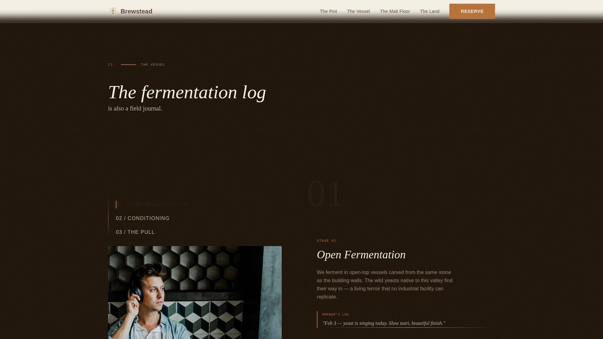 Brewstead - Immersive Brewery Landing Page Template