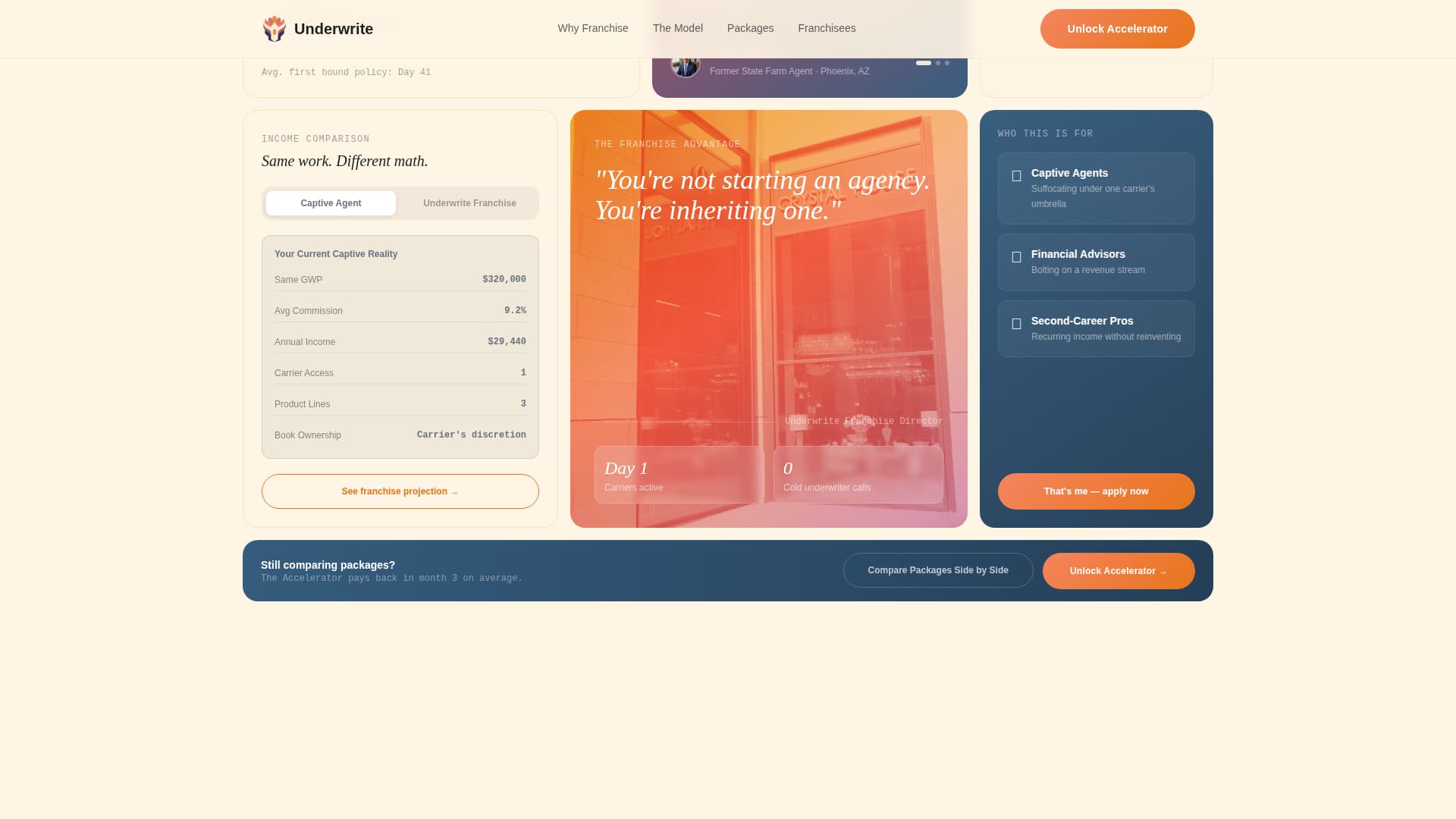 Franchise Business Booking Website Template