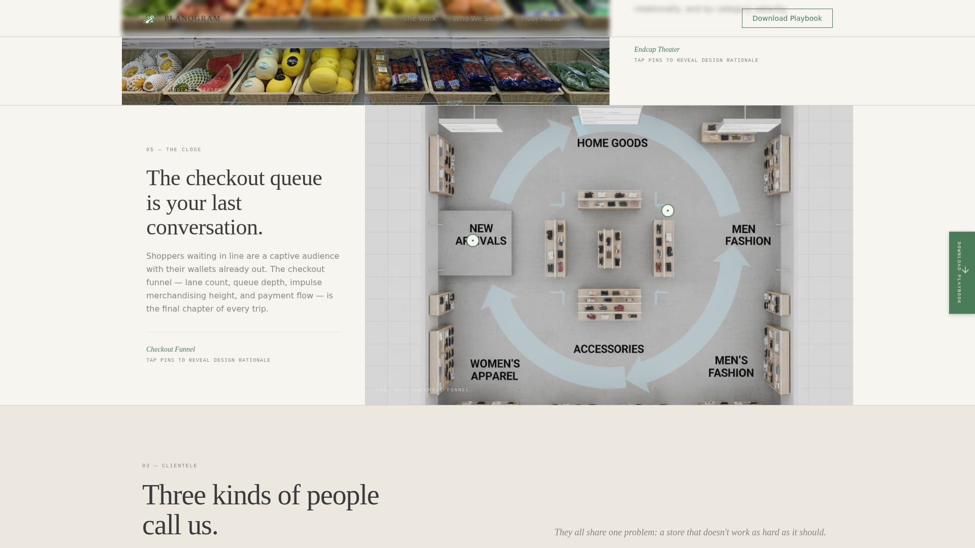 Planogram - Intuitive Grocery Landing Page Template