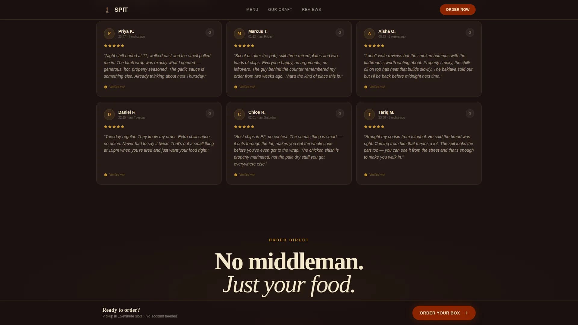 Regional & Specialty Restaurant Reviews Website Template
