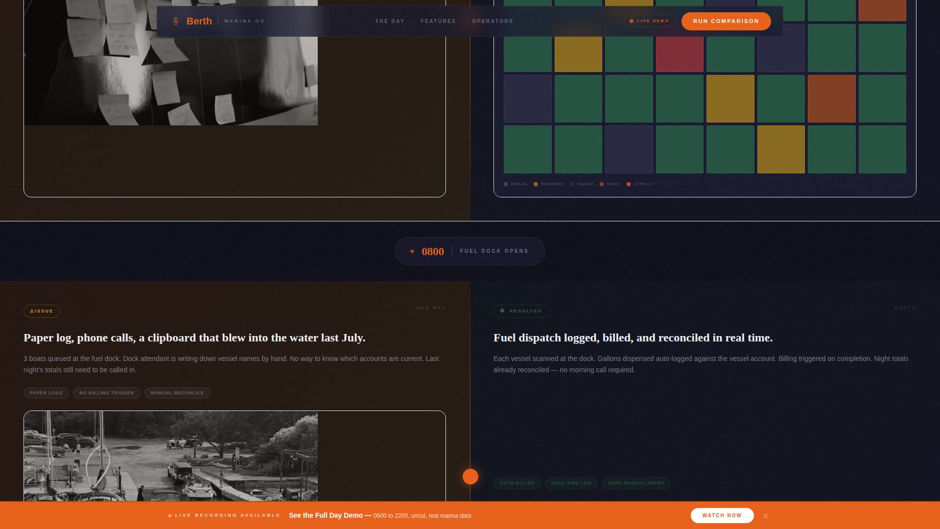 Harbormaster - Raw Maritimeoperations Landing Page Template