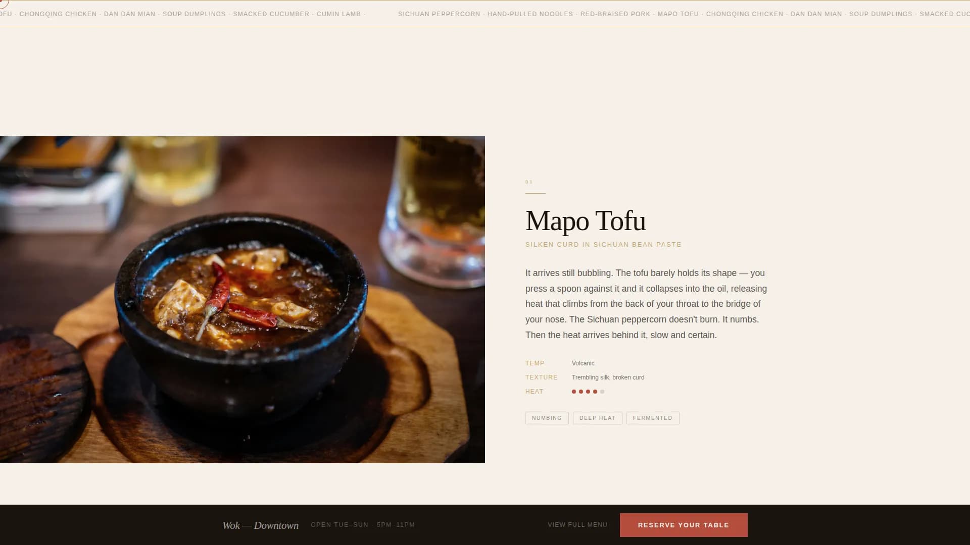 Restaurant & Dining Advanced Booking Website Template