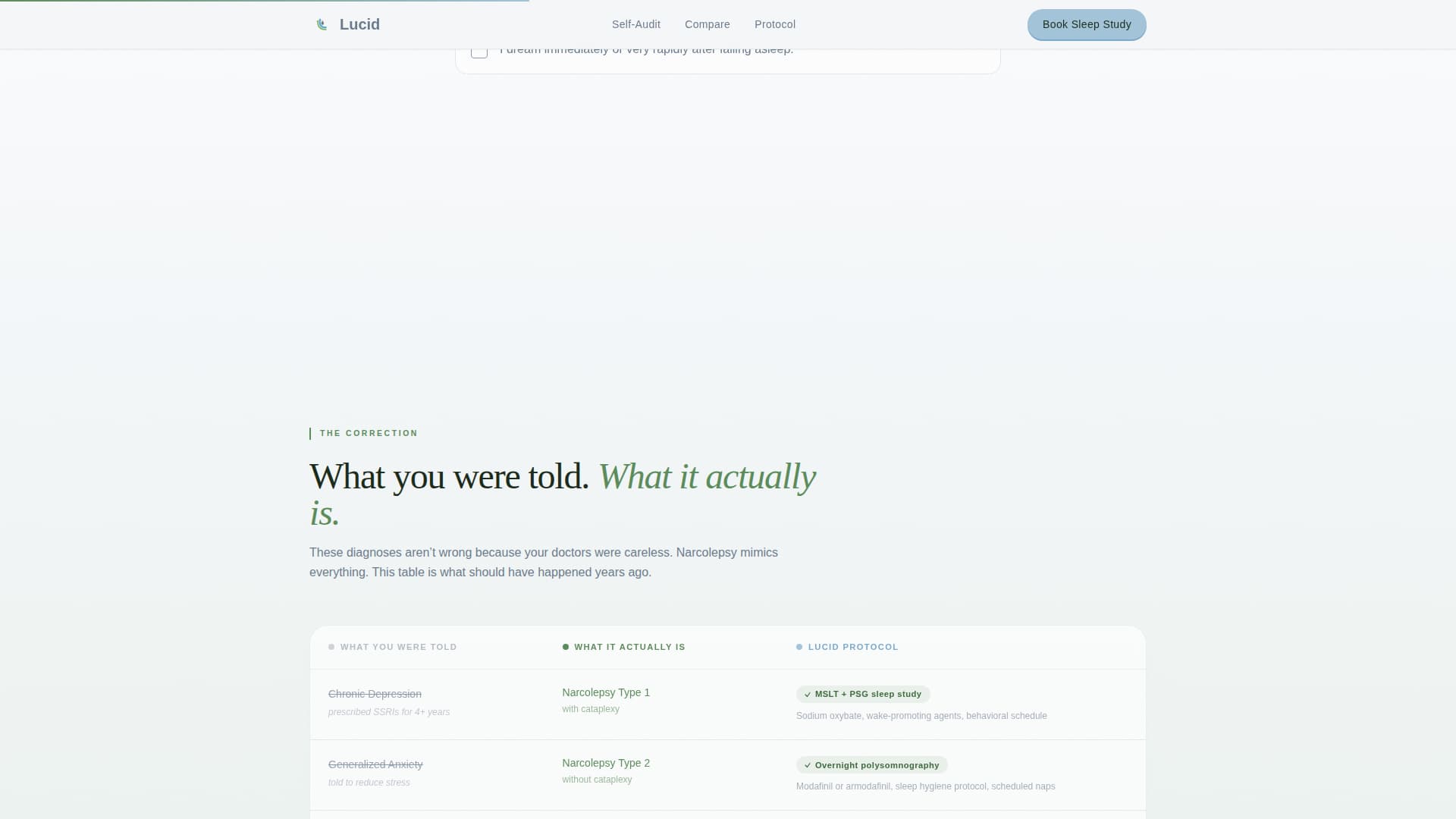 Sleep Medicine & Clinic Booking Website Template