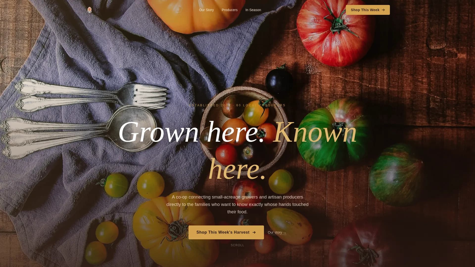 Grocery & Food Retail Professional Website Template