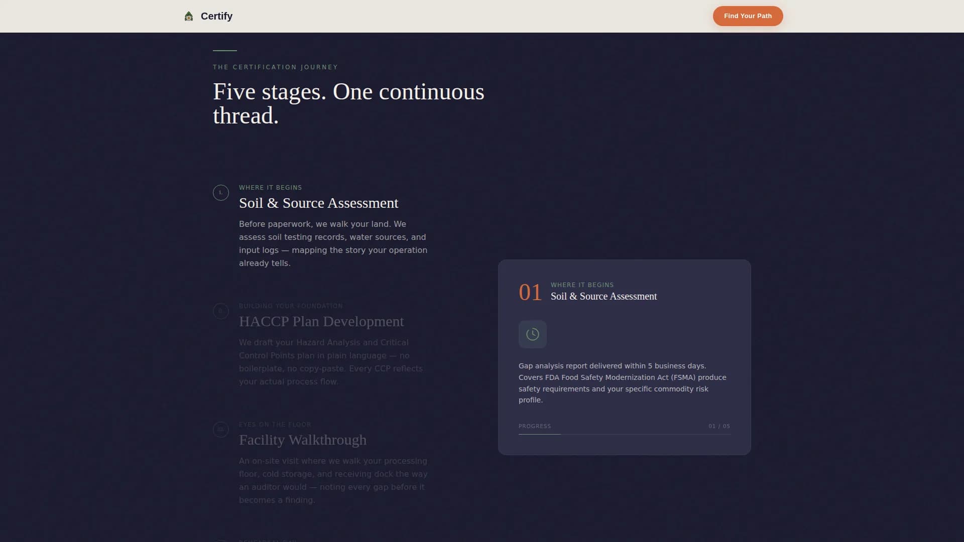 Culinary School & Education Privacy Policy Website Template