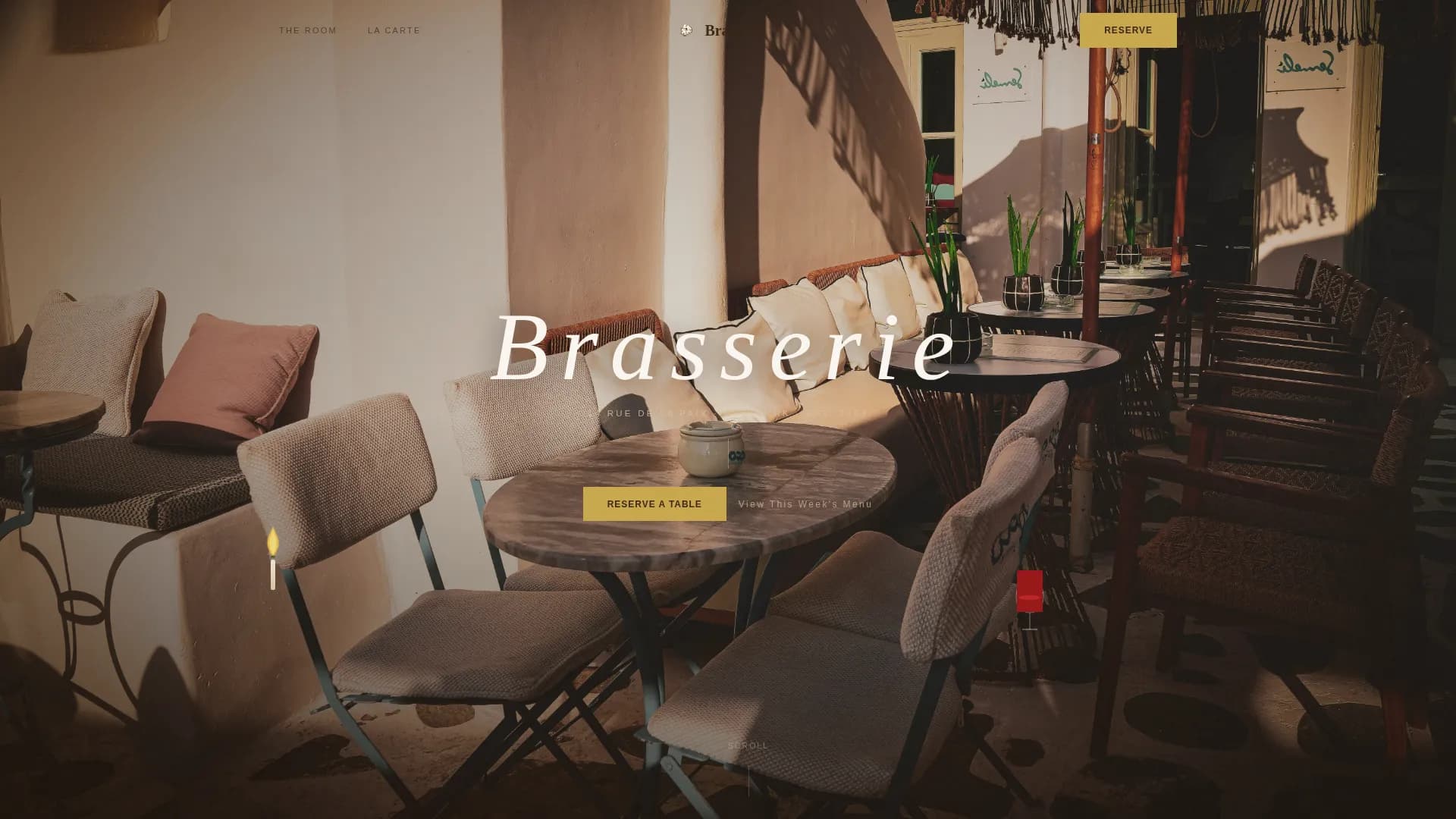 European Specialty Dining Booking Website Template