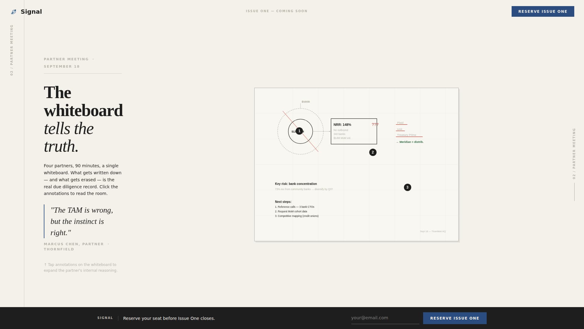 Venture Capital Newsletter Pre-Launch Website Template