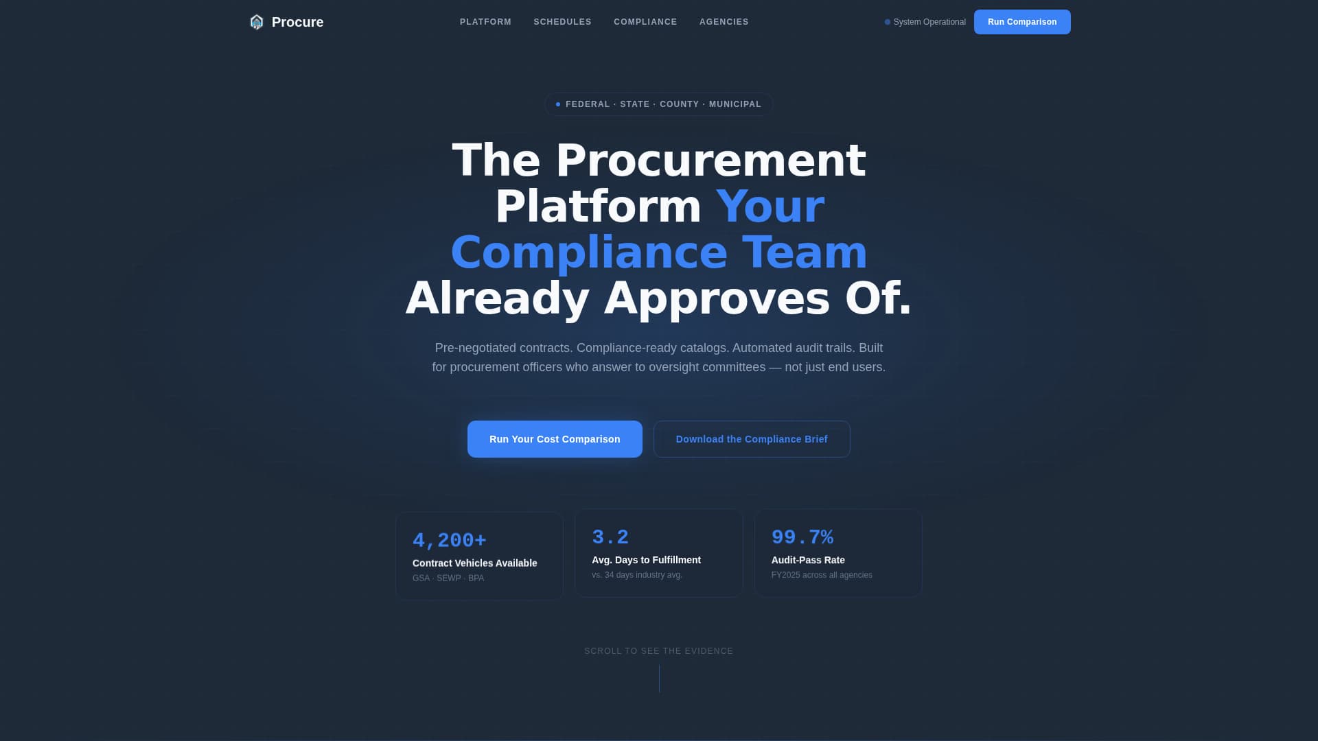 Government Digital Presence Privacy Policy Website Template