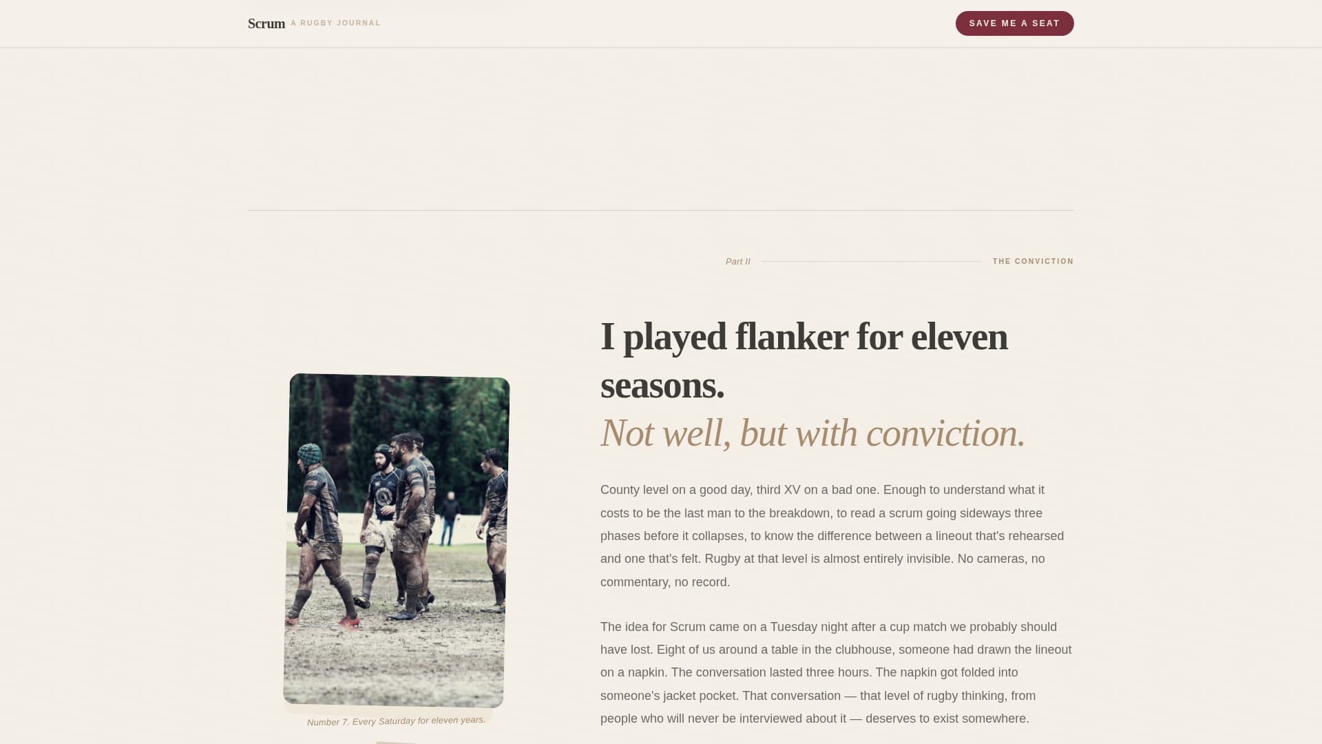 Sports Blog Pre-Launch Website Template