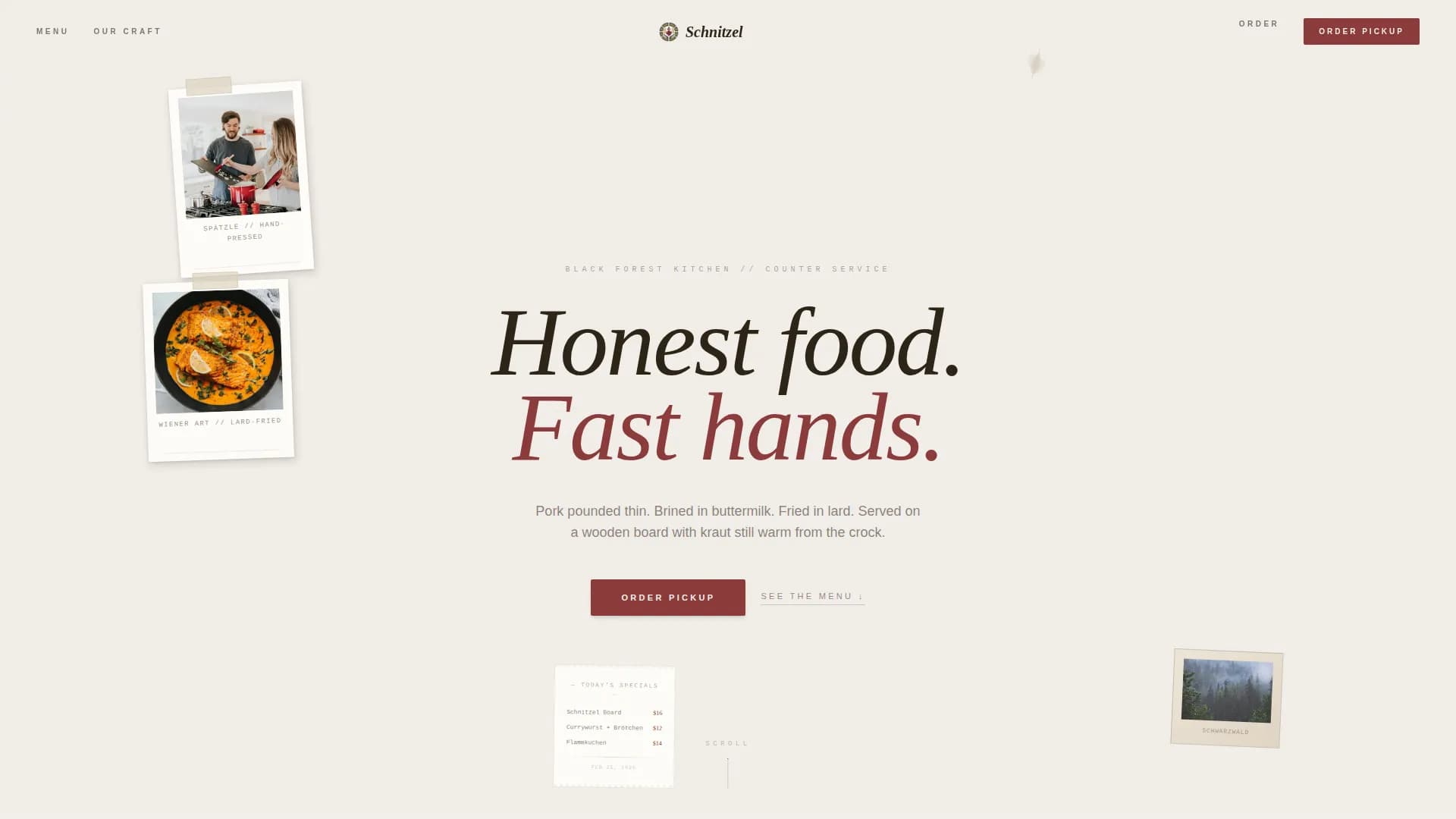 Schnitzel — Authentic German Landing Page Template