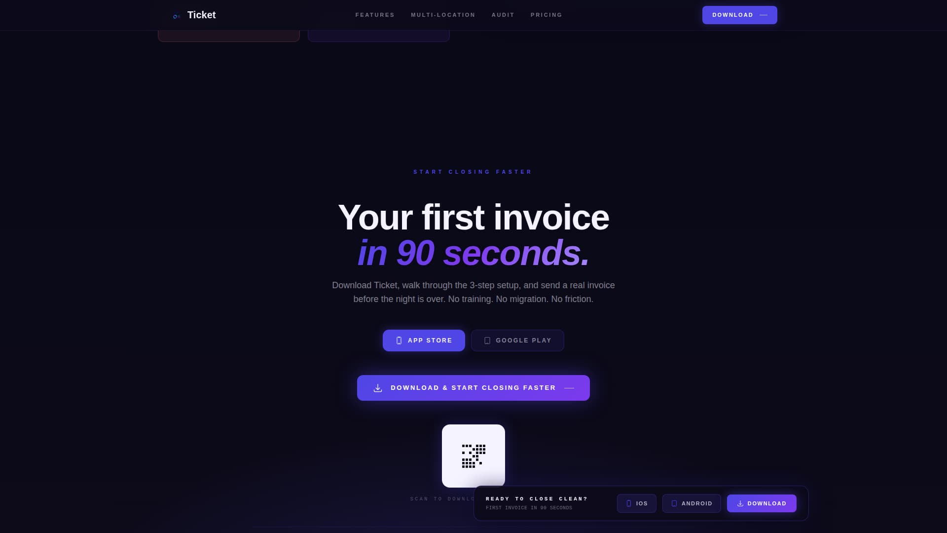 Restaurant Software & SaaS Professional Website Template
