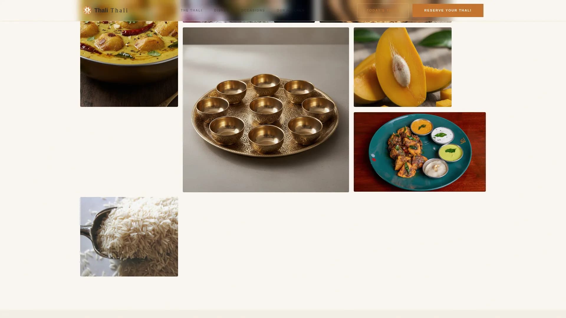 Regional & Specialty Restaurant Specialist Booking Website Template