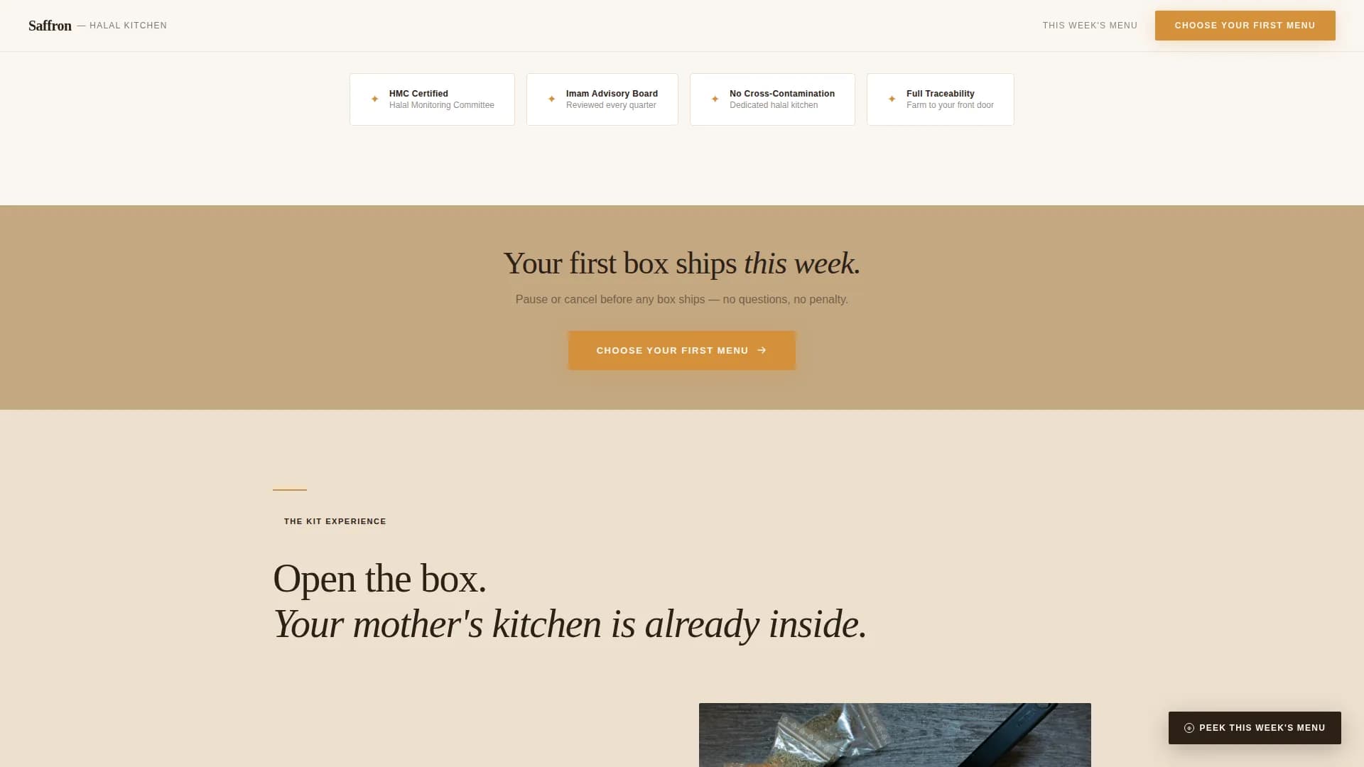 Halal Food & Dining Blog Website Template