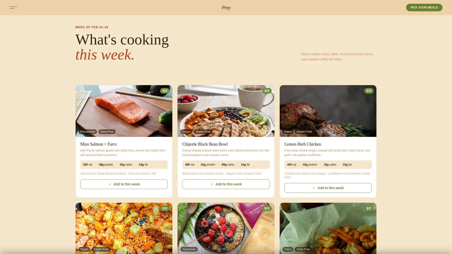 Cloud Kitchen & Delivery Professional Website Template