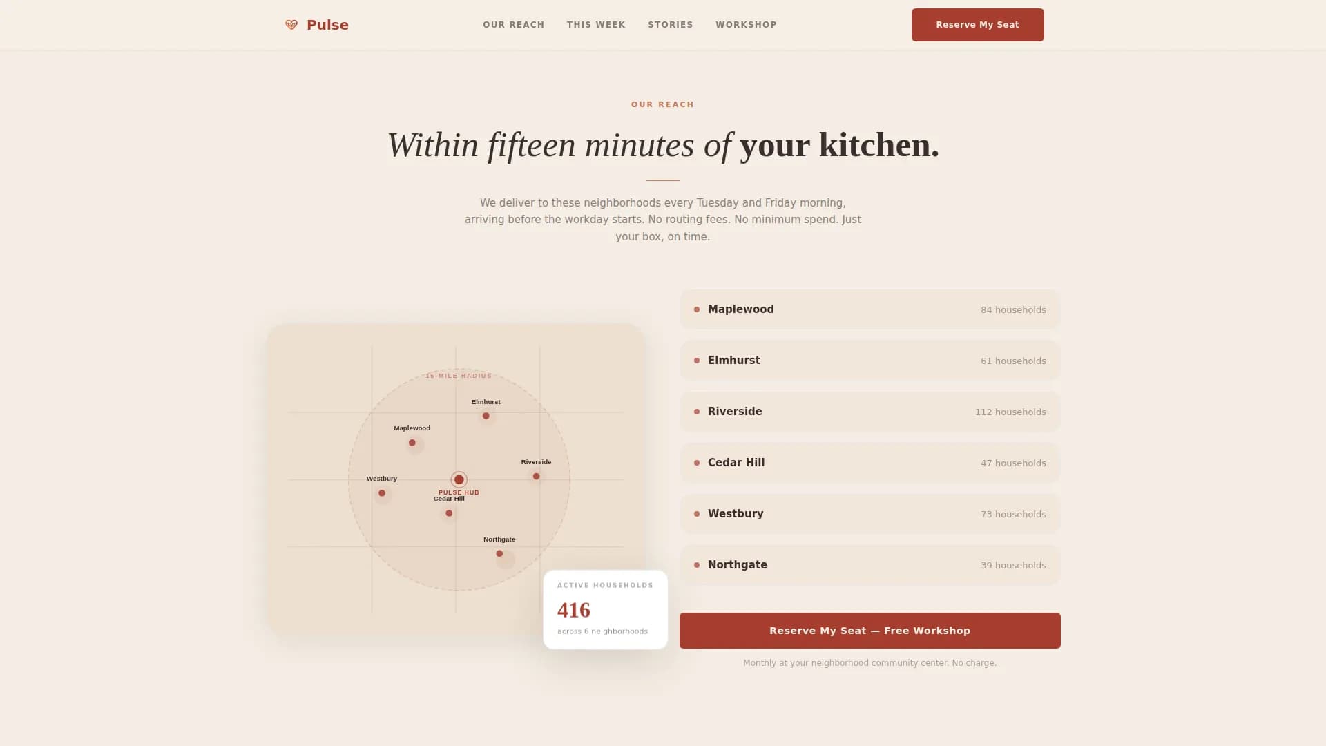 Vitals — Premium Organic Grocery Landing Page Template